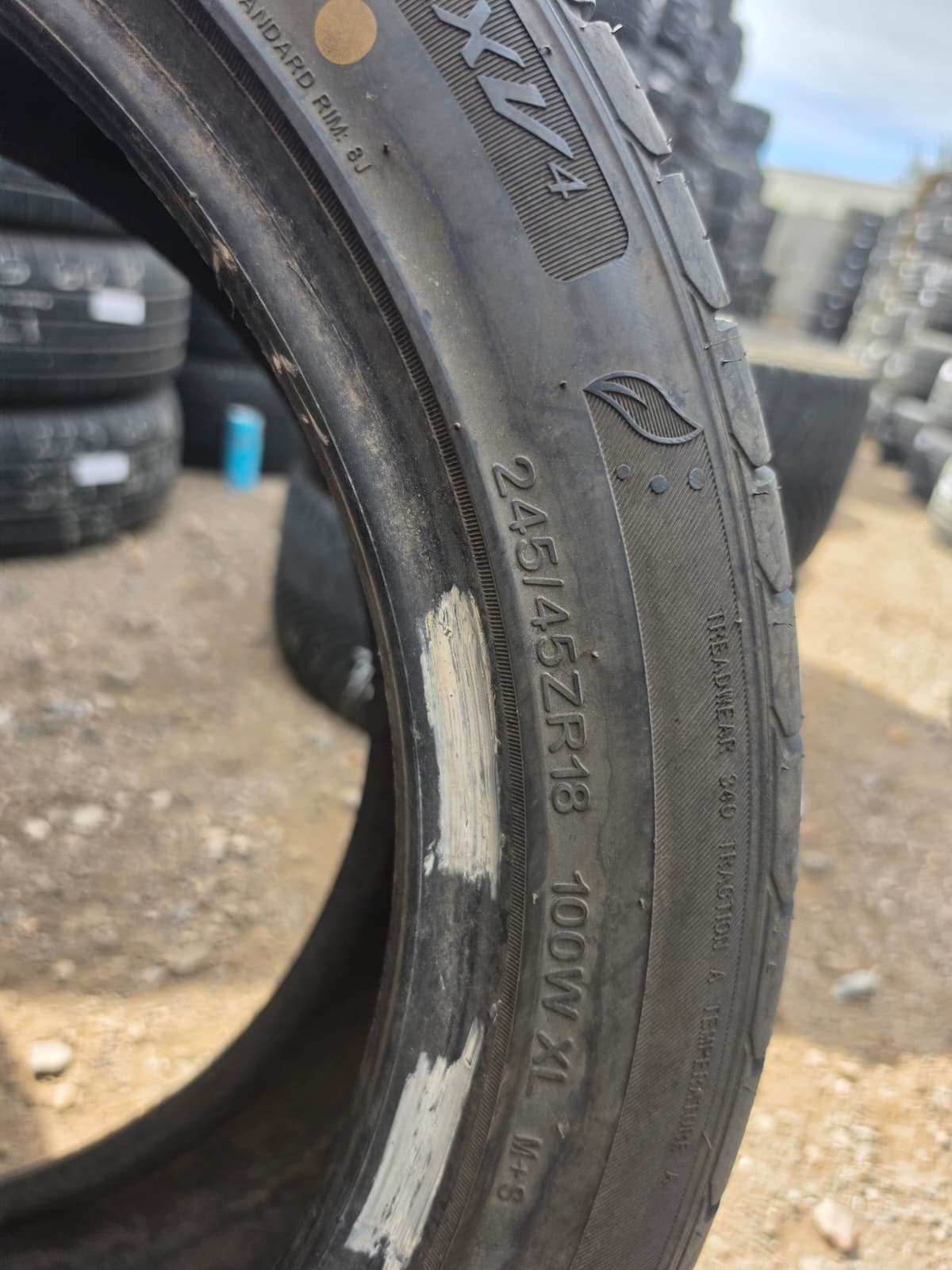 245/45R18 Pair (2 Used Tires) Velozza ZXV4