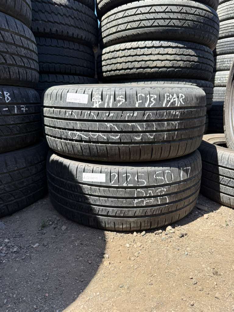 225/50R17 Pair (2 Used Tires) Prinx HiCity HH2