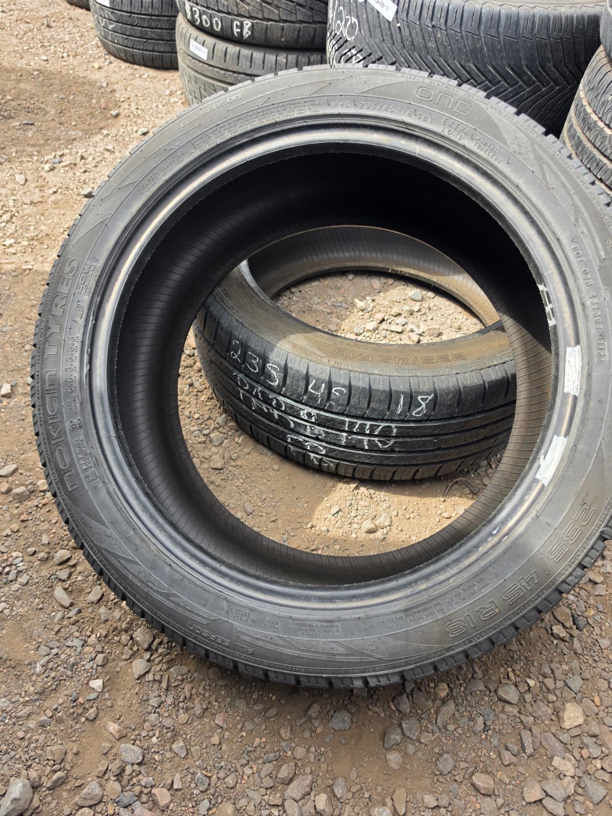 235/45R18 Pair (2 Used Tires) Tyres ONE