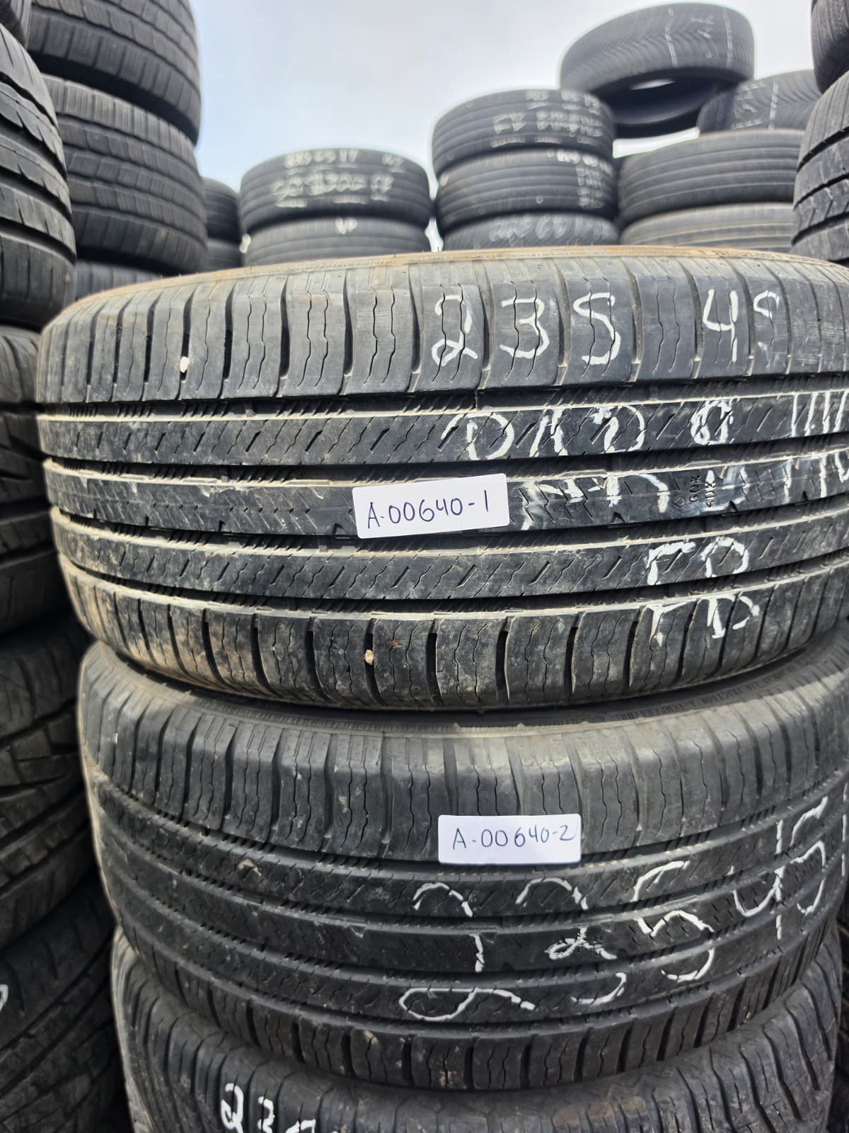 235/45R18 Pair (2 Used Tires) Tyres ONE