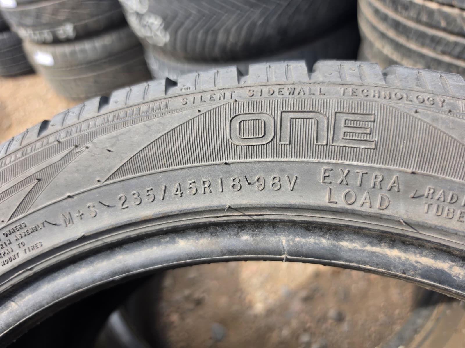 235/45R18 Pair (2 Used Tires) Tyres ONE