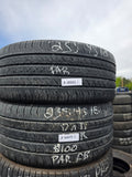 235/45R18 Pair (2 Used Tires) Continental ProContact