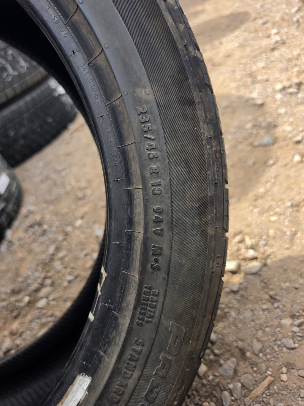 235/45R18 Pair (2 Used Tires) Continental ProContact