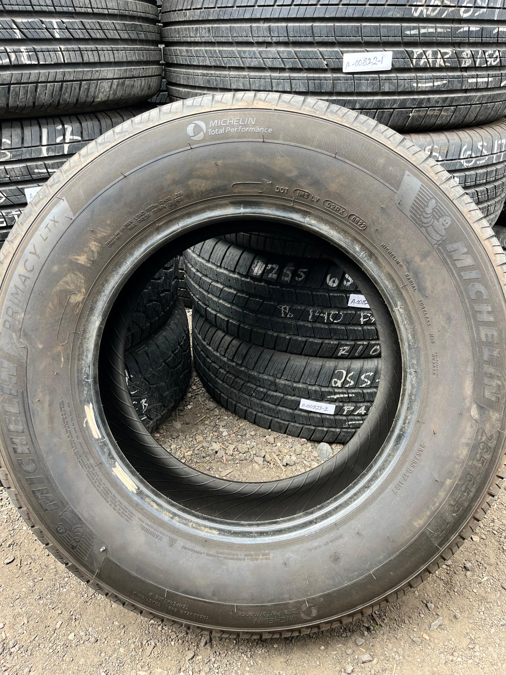 265/65R17 Set (4 Used Tires) Michelin  Primacy (LTX)