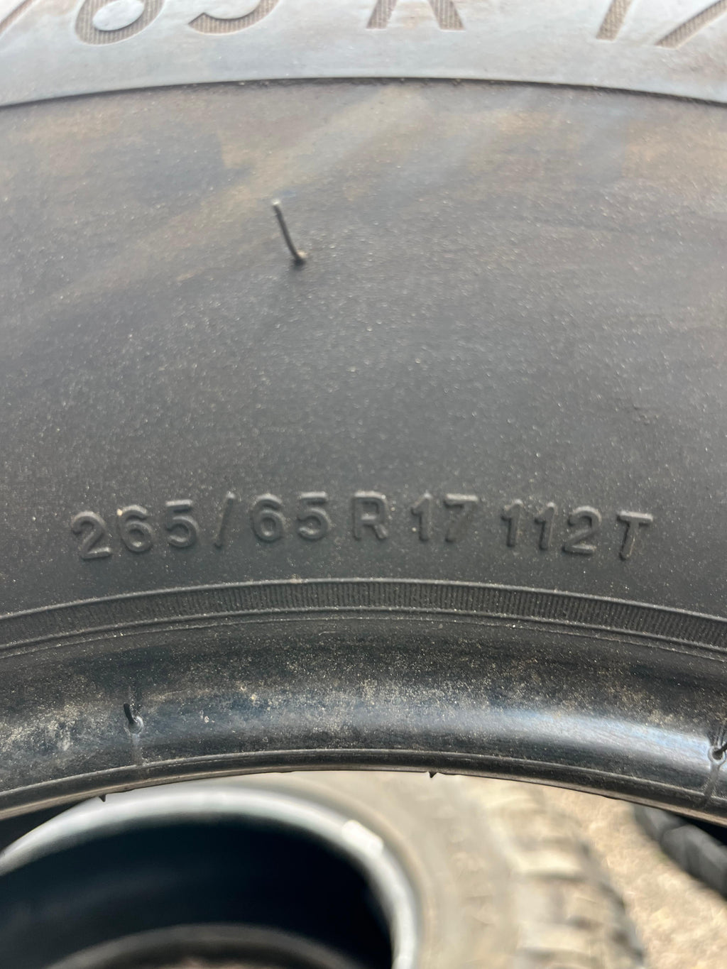 265/65R17 Set (4 Used Tires) Michelin  Primacy (LTX)