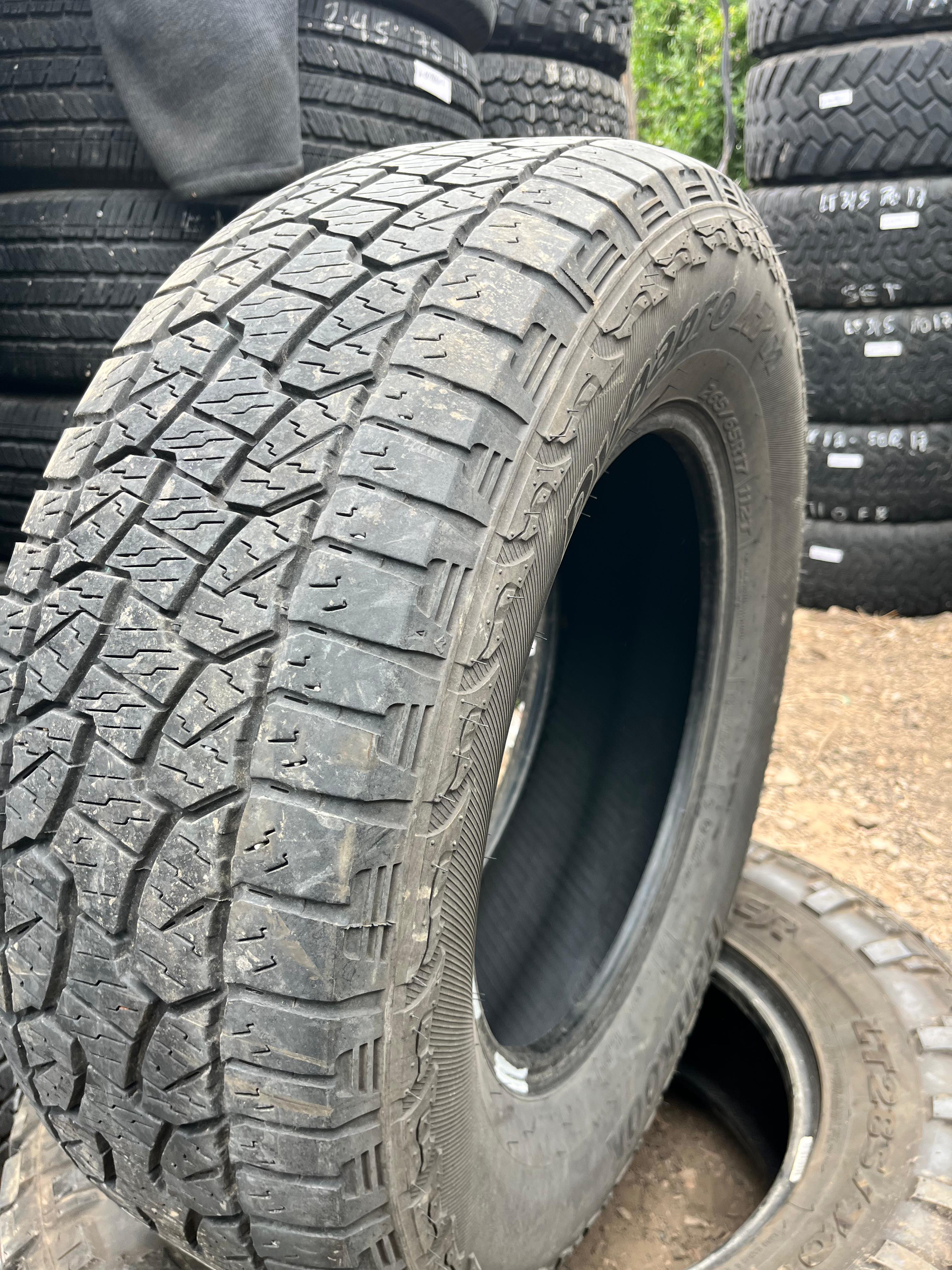 265/65R17 (3 Used Tires) Hankook Dynapro(ATM)