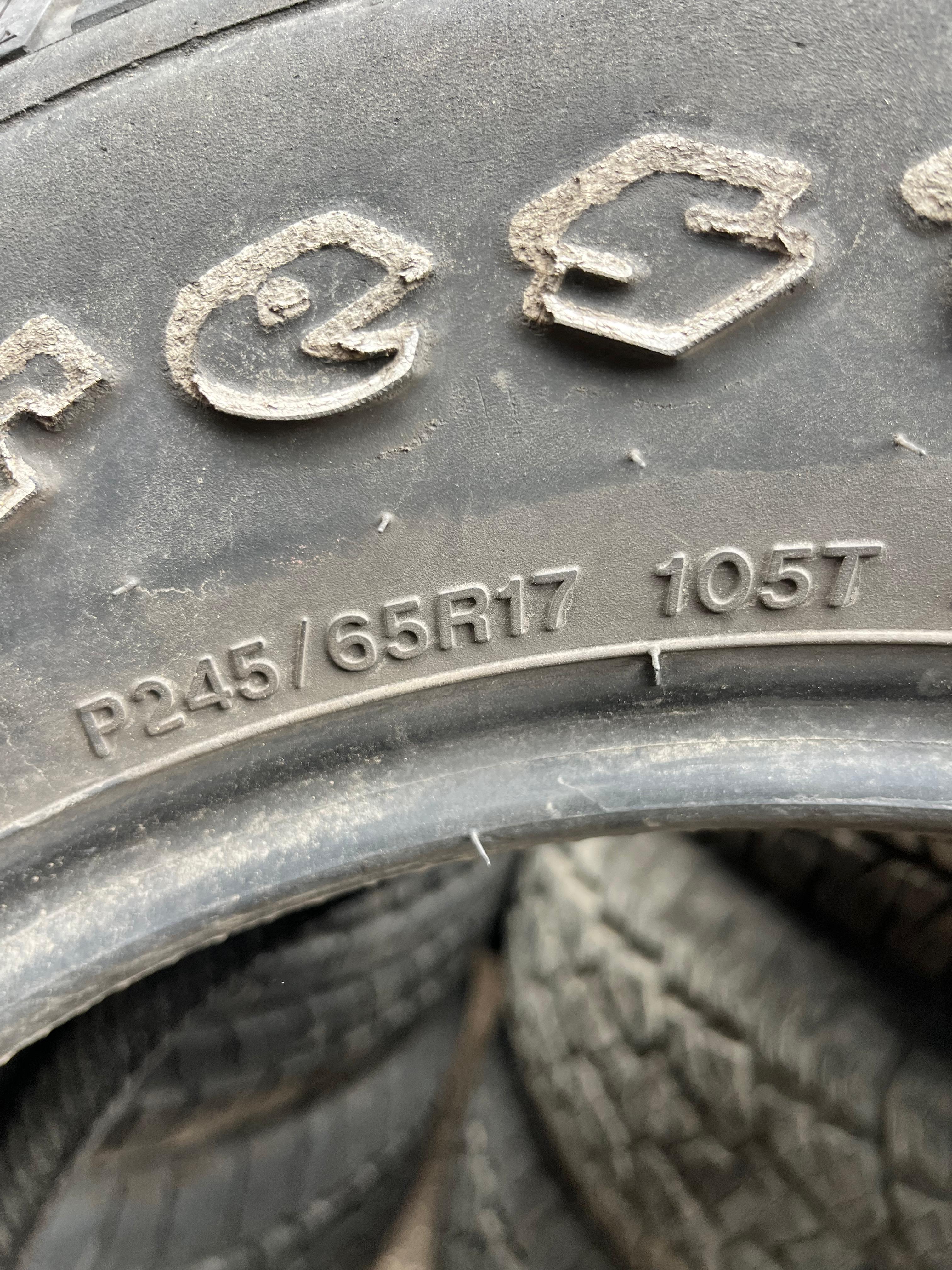 245/65R17 Set (4 Used  Tires) Firestone Destination
