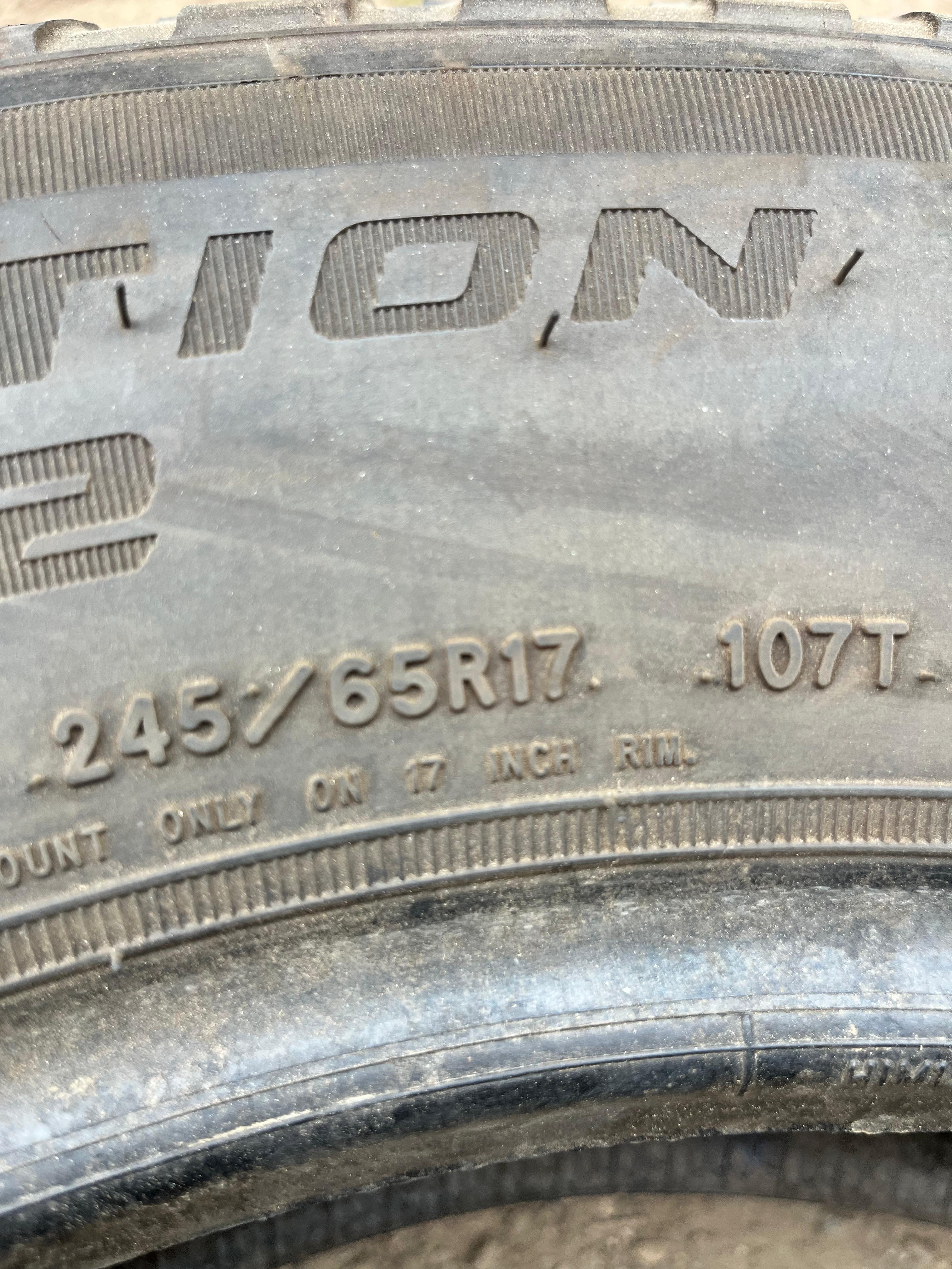 245/65R17 Pair (2 Used Tires) Cooper Evolution (HT2)