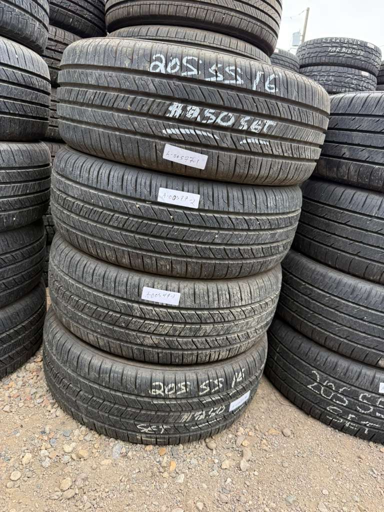 205/55R16 Set (4 Used Tires) Sailun Atrezzo SH408