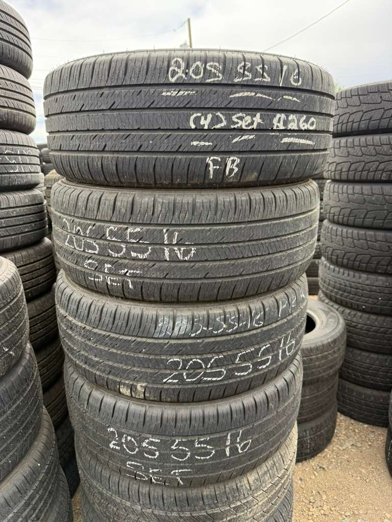 205/55R16 Set (4 Used Tires) Mazama Reputation Luxery Touring