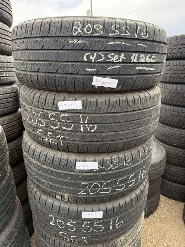 205/55R16 Set (4 Used Tires) Mazama Reputation Luxery Touring