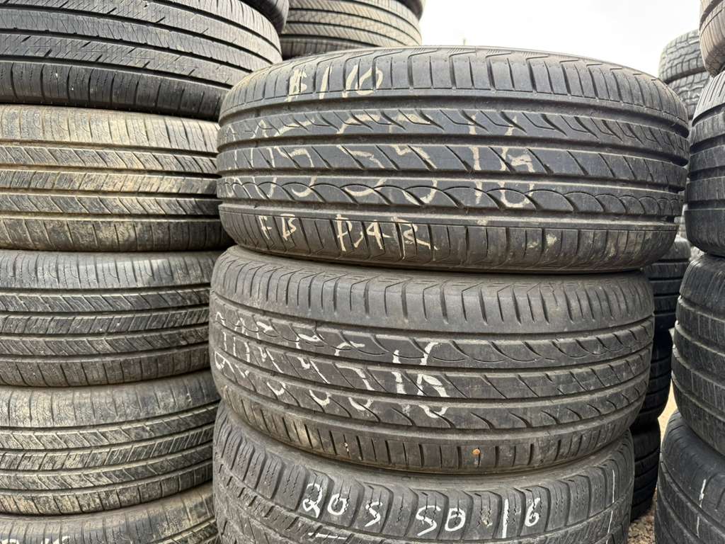 205/55R16 Pair (2 Used Tires) Delinte DH2