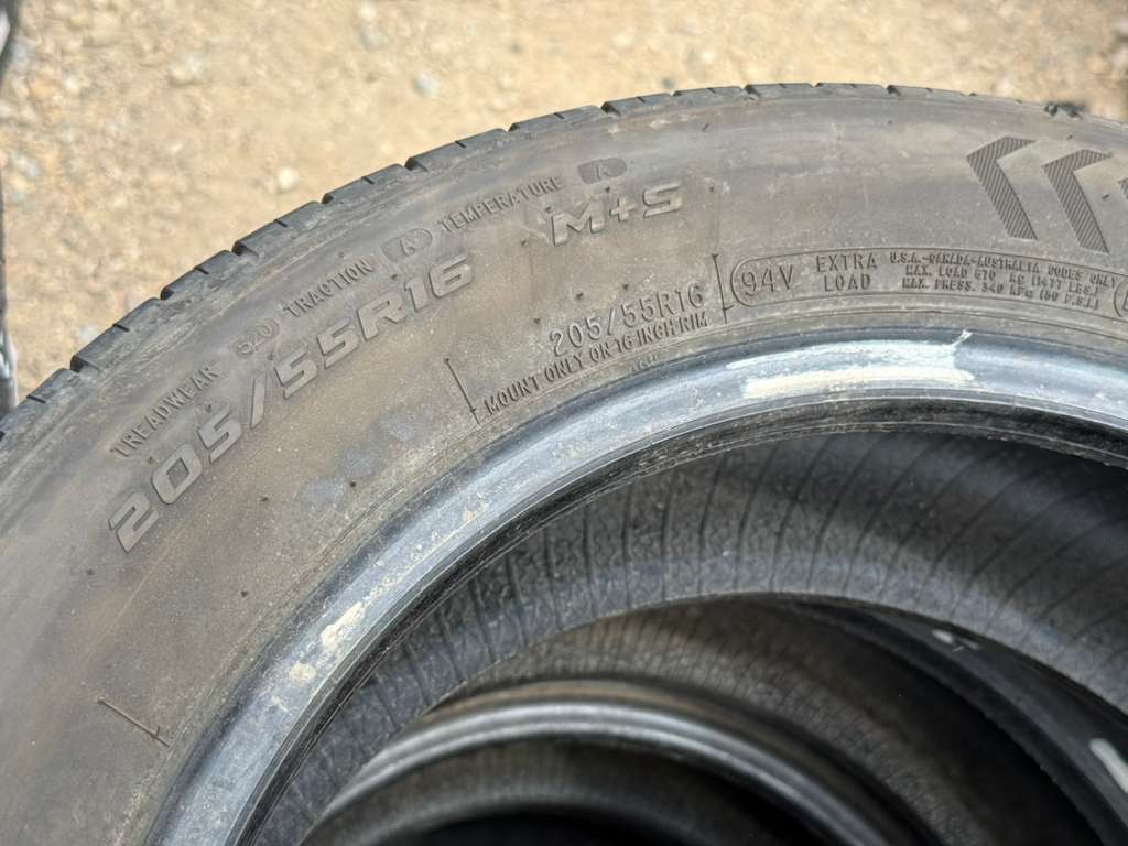 205/55R16 Set (4 Used Tires) Mastercraft Stratus