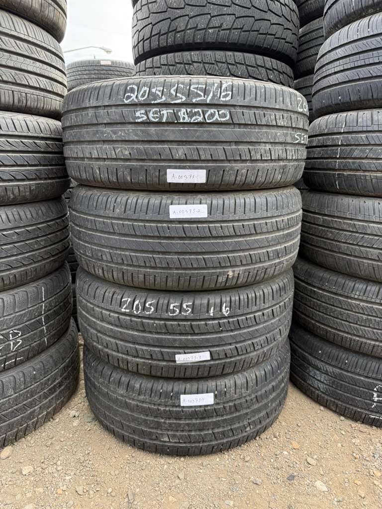 205/55R16 Set (4 Used Tires) Mastercraft Stratus