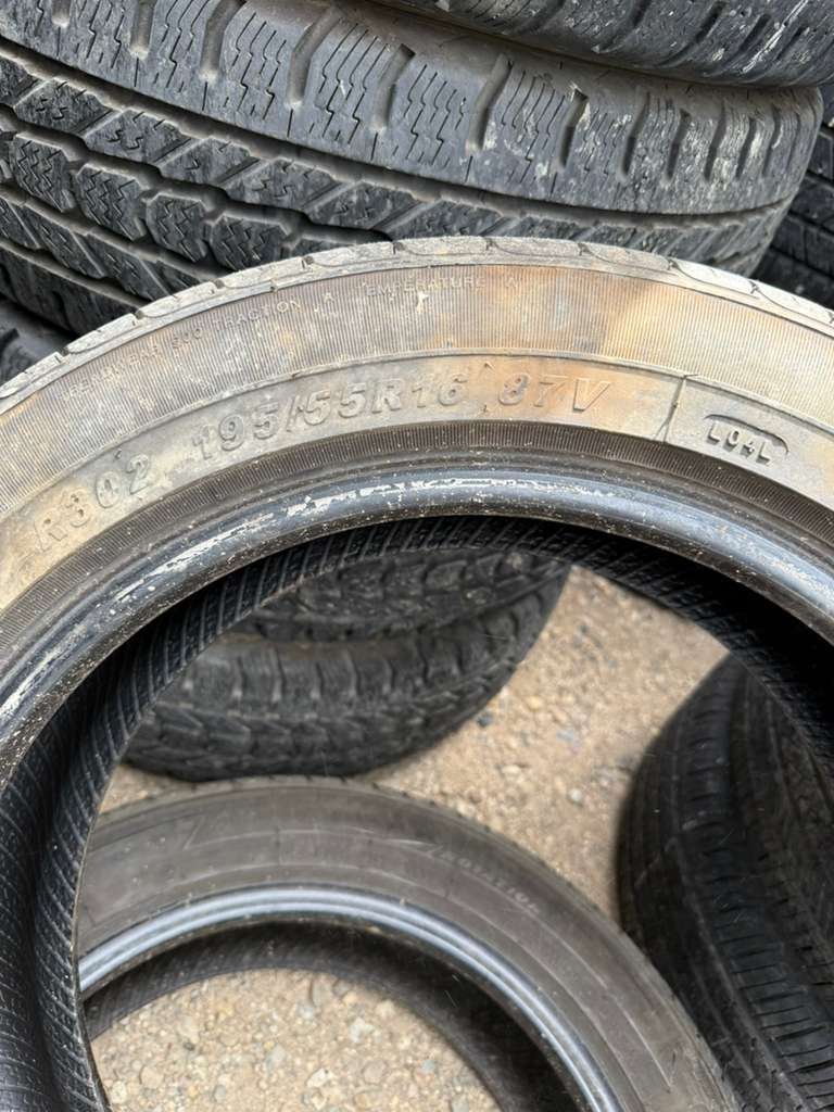 195/55R16 Pair (2 Used Tires) Thunderer Mac IV