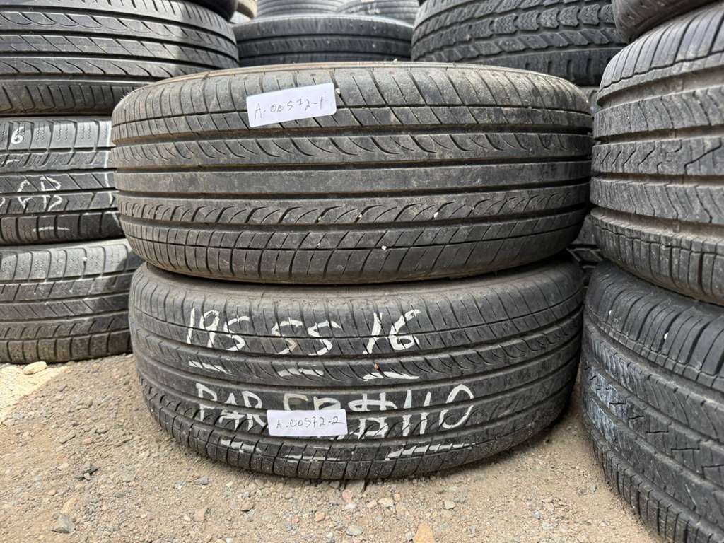 195/55R16 Pair (2 Used Tires) Thunderer Mac IV