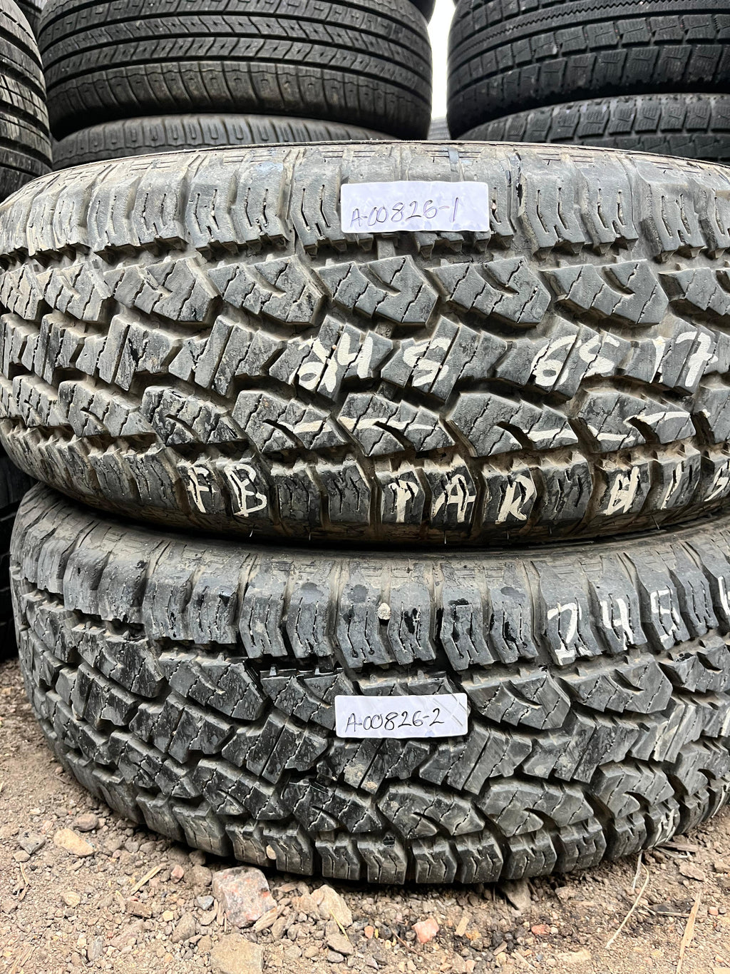 245/65R17 Pair (2 Used Tires) Trail Guide All Terrain