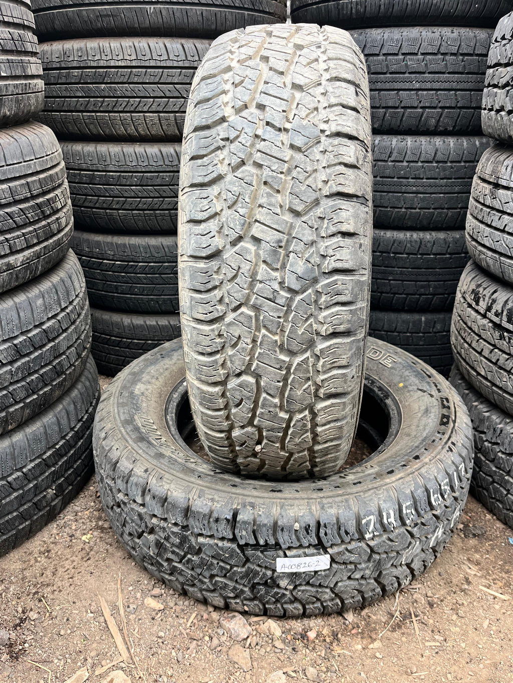 245/65R17 Pair (2 Used Tires) Trail Guide All Terrain