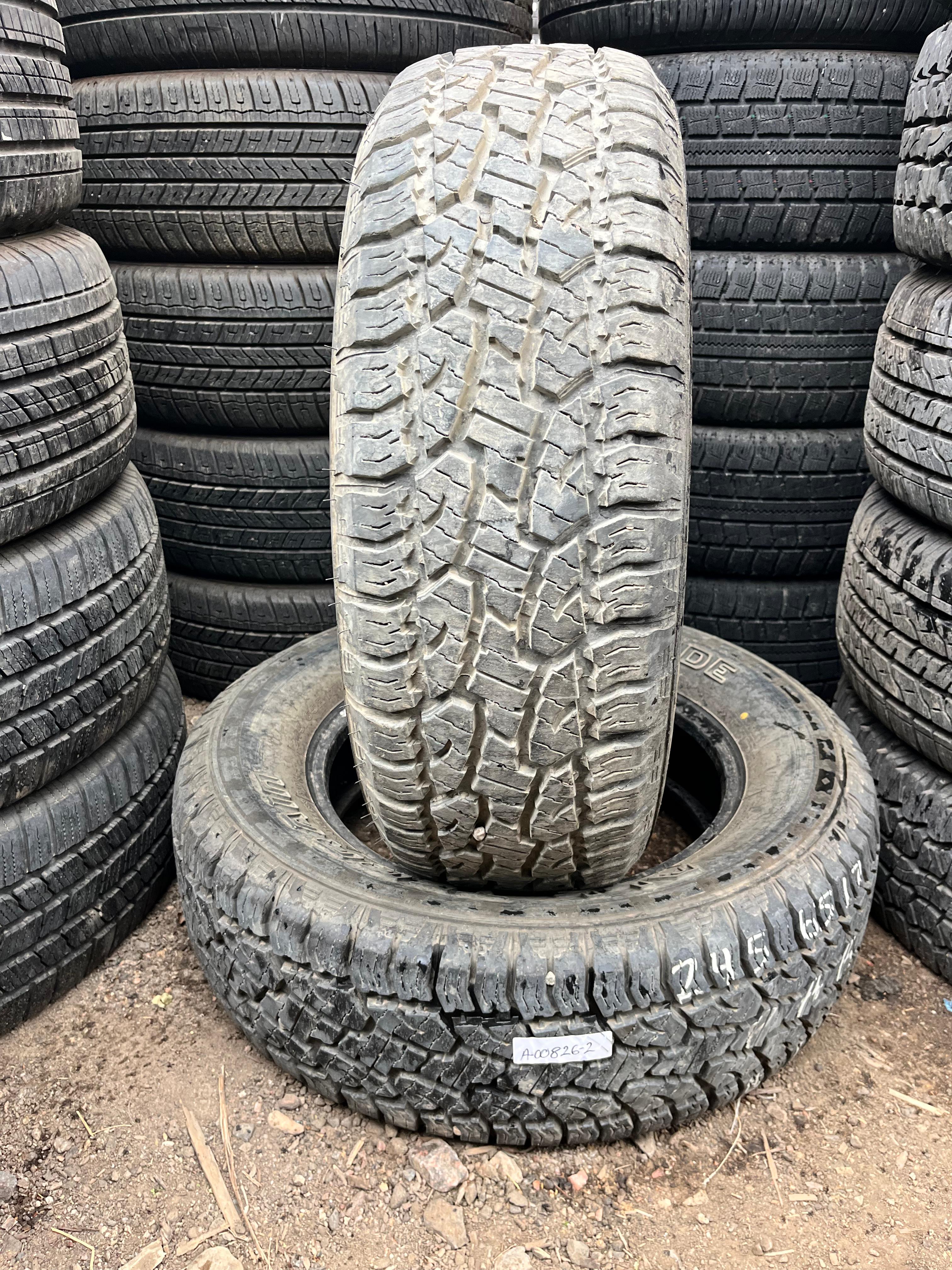 245/65R17 Pair (2 Used Tires) Trail Guide All Terrain