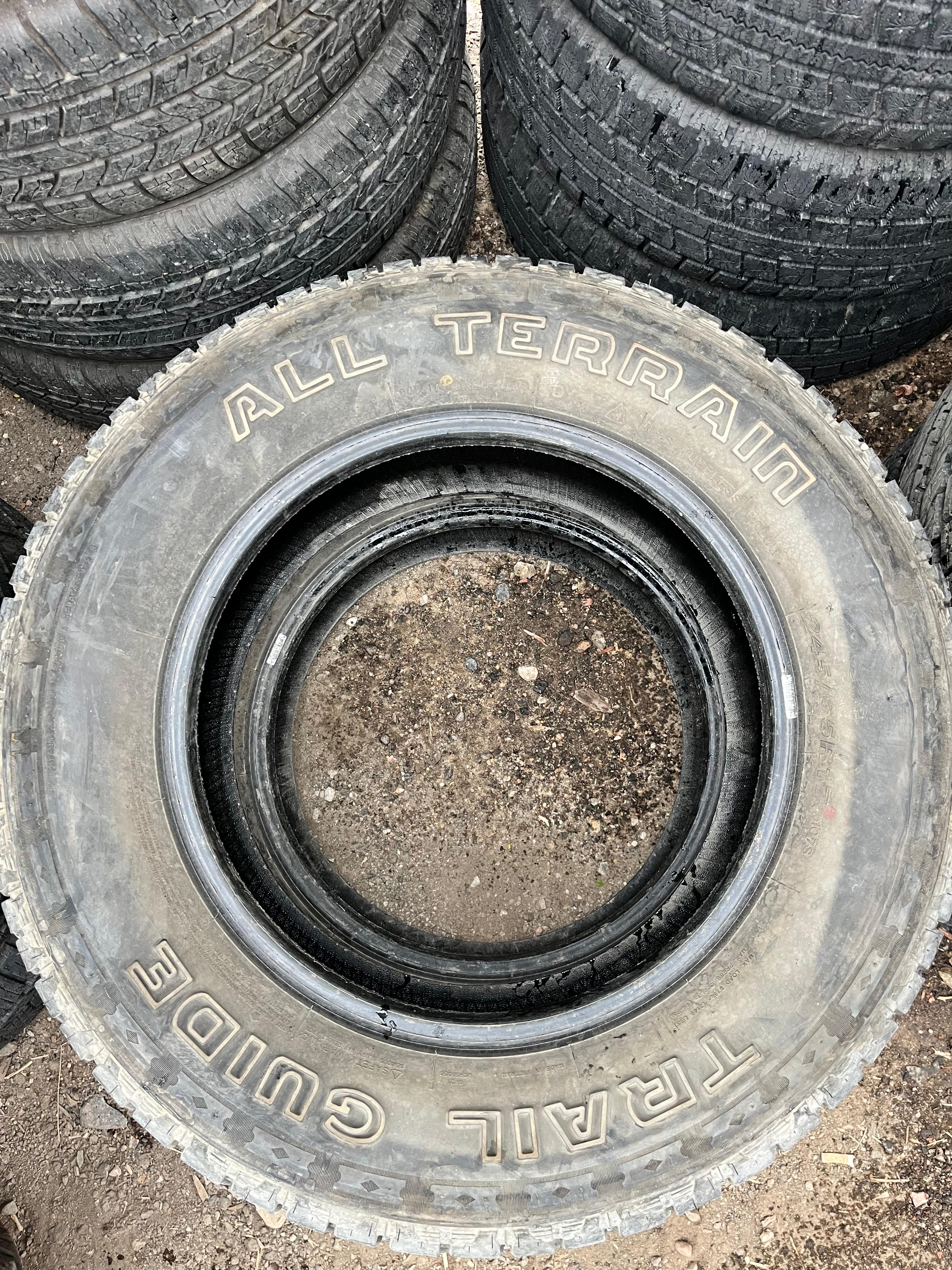 245/65R17 Pair (2 Used Tires) Trail Guide All Terrain