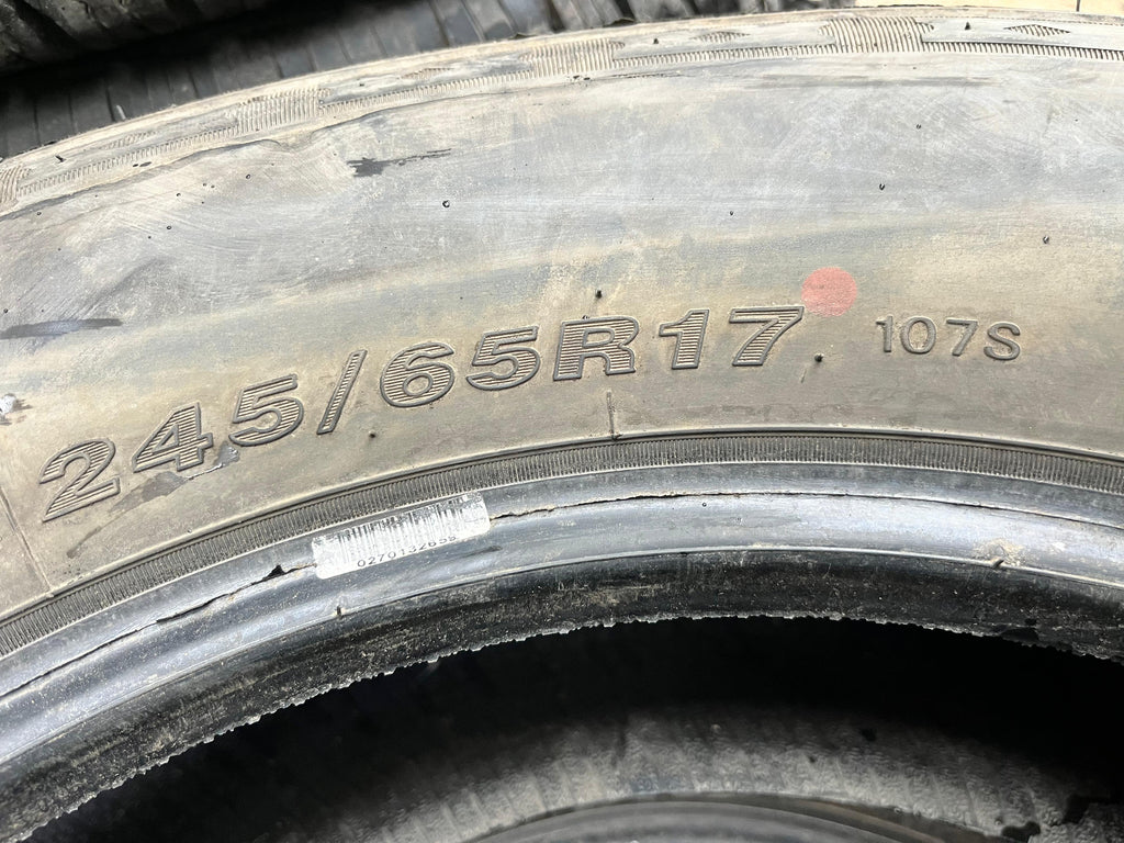 245/65R17 Pair (2 Used Tires) Trail Guide All Terrain