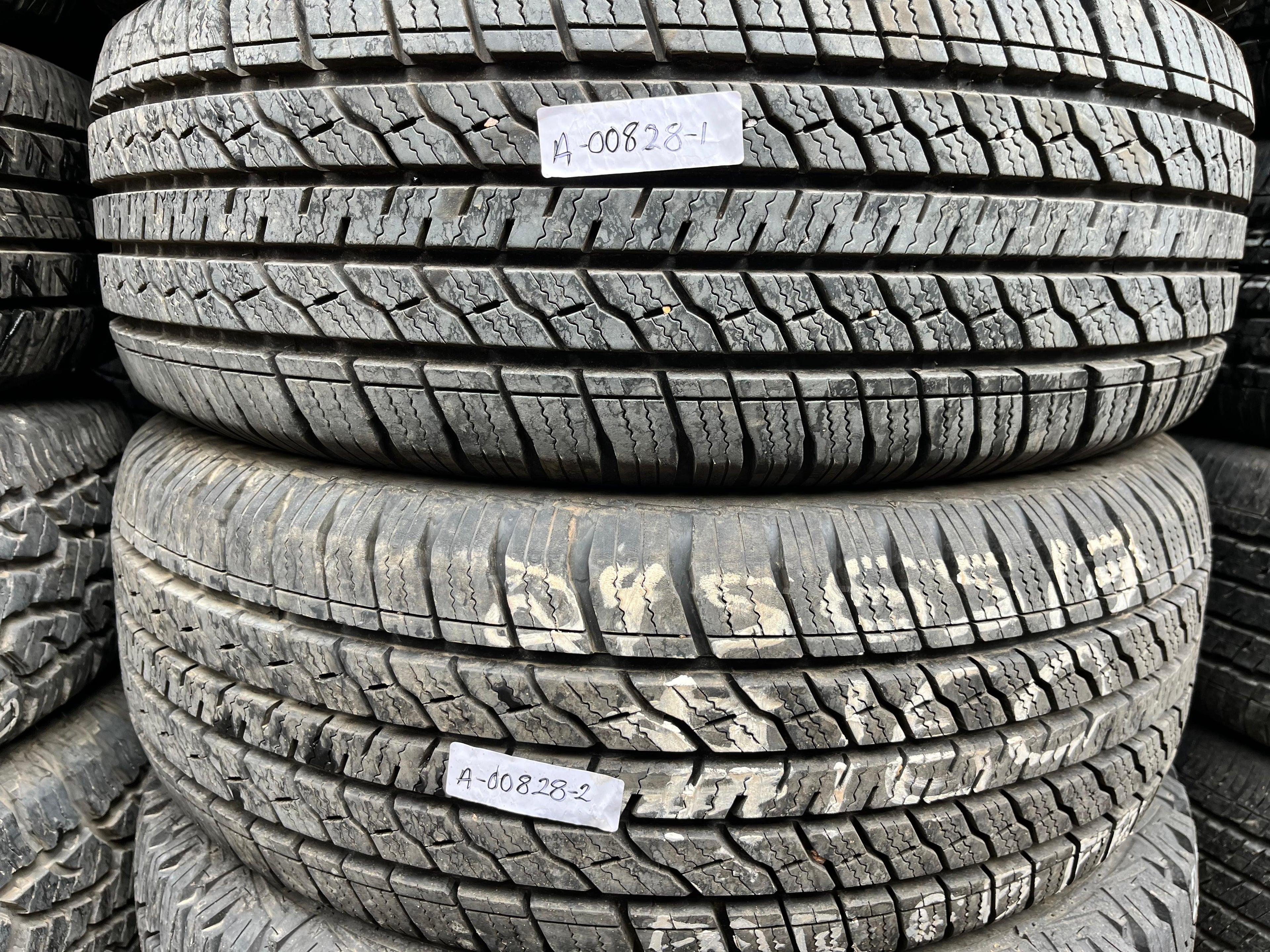 245/65R17 Pair (2 Used Tires) Uniroyal Laredo (HT)