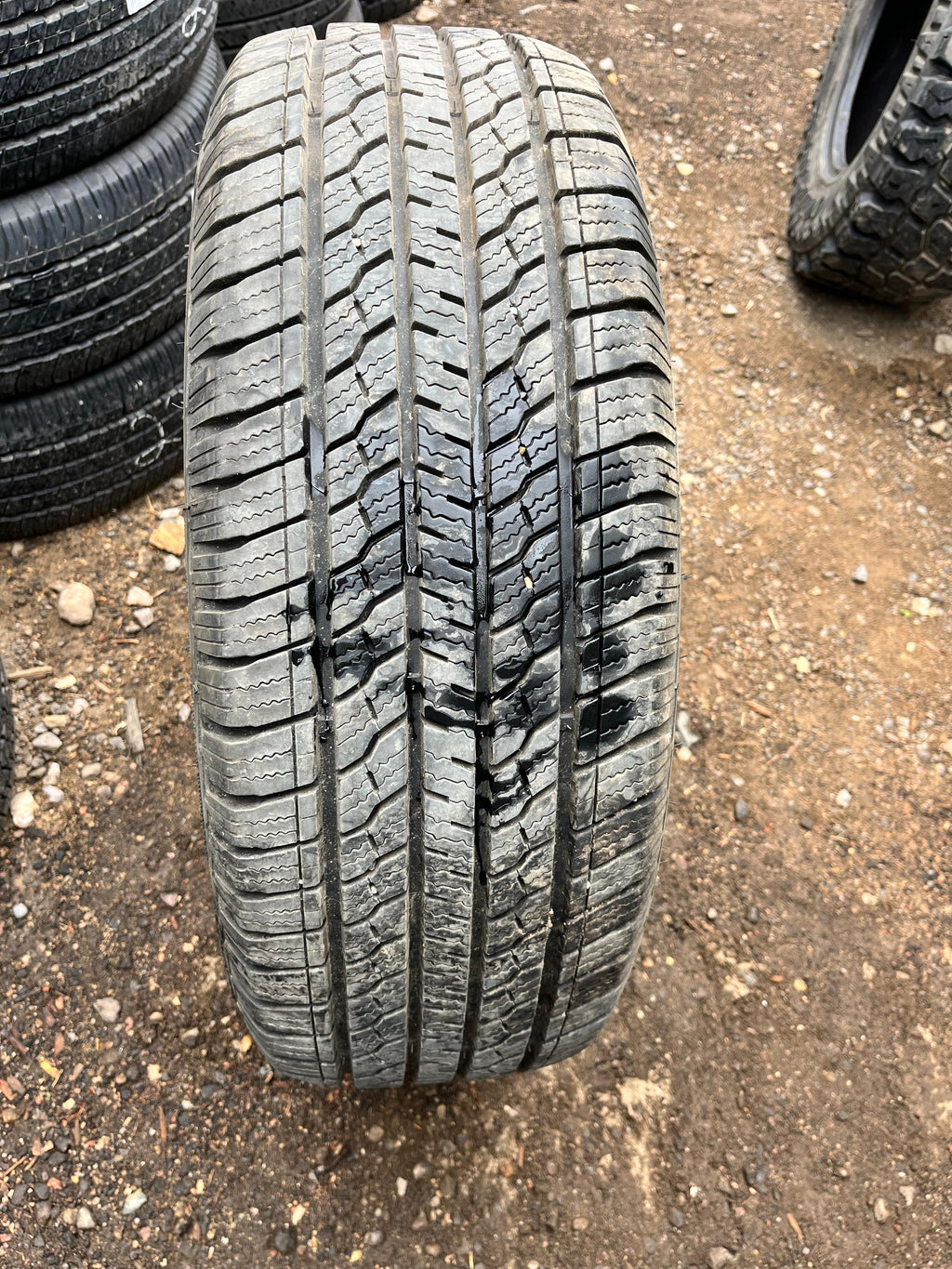 245/65R17 Pair (2 Used Tires) Uniroyal Laredo (HT)