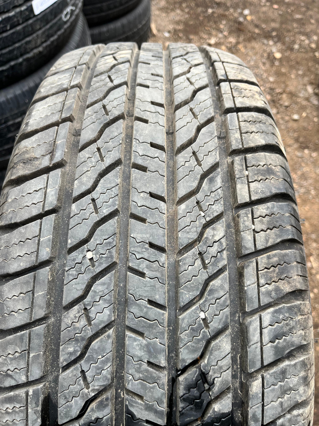 245/65R17 Pair (2 Used Tires) Uniroyal Laredo (HT)