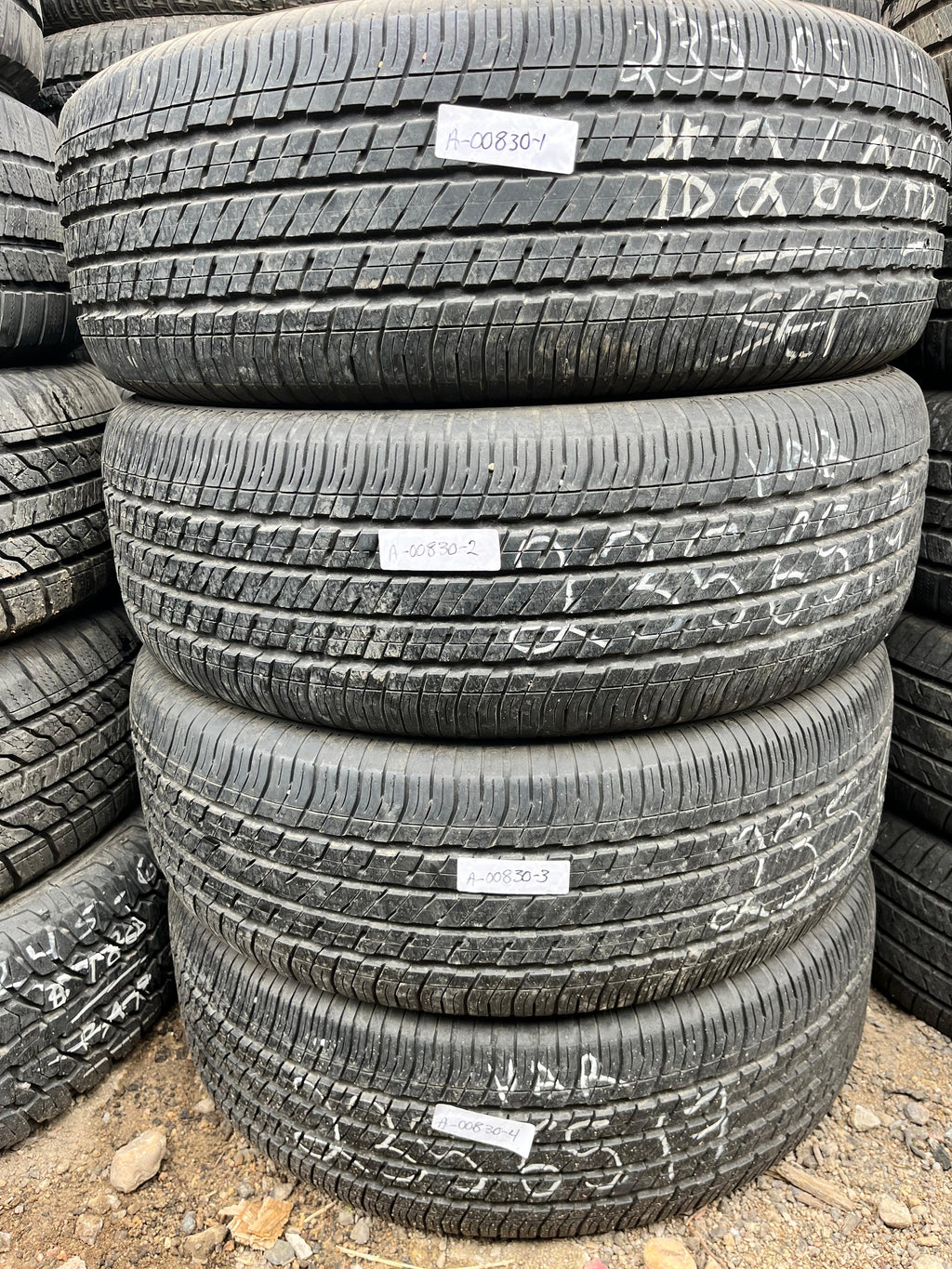 235/65R17 Set (4 Used Tires) Yokohama AVID S34