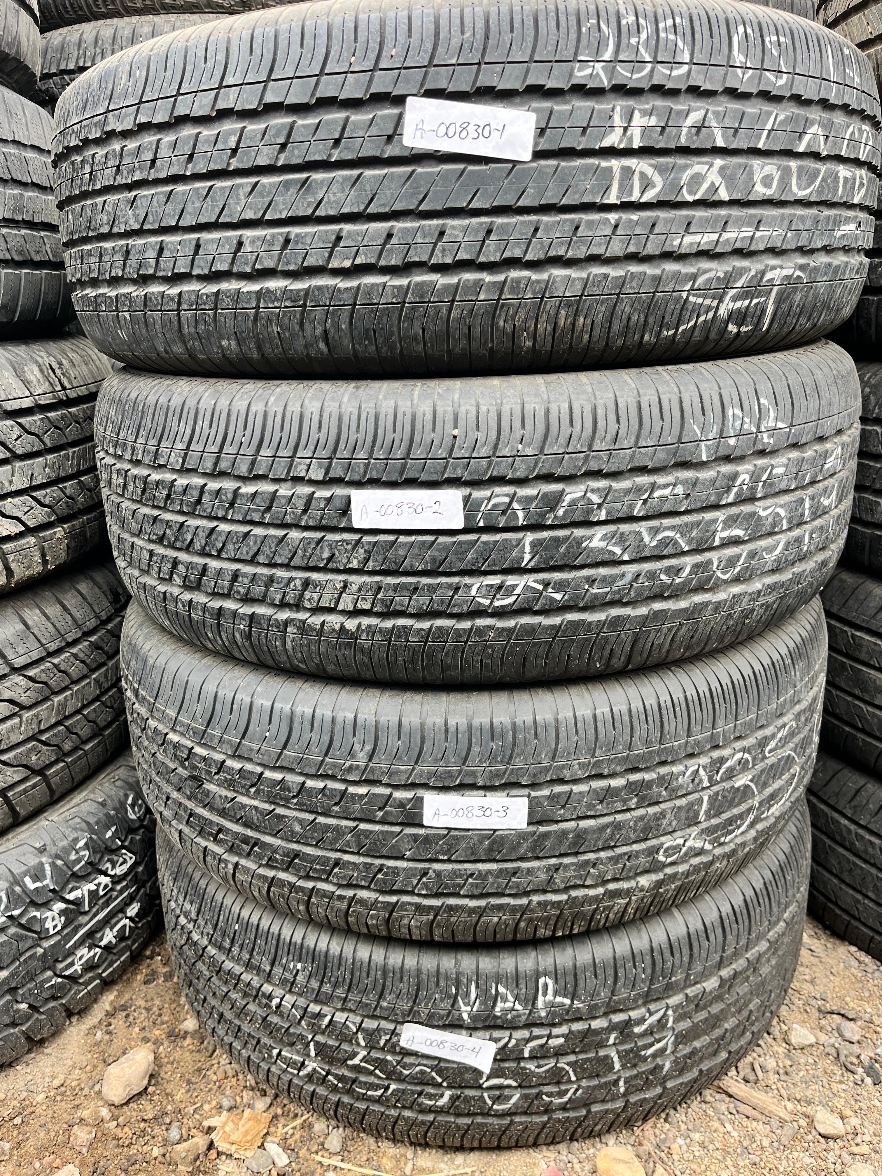 235/65R17 Set (4 Used Tires) Yokohama AVID S34