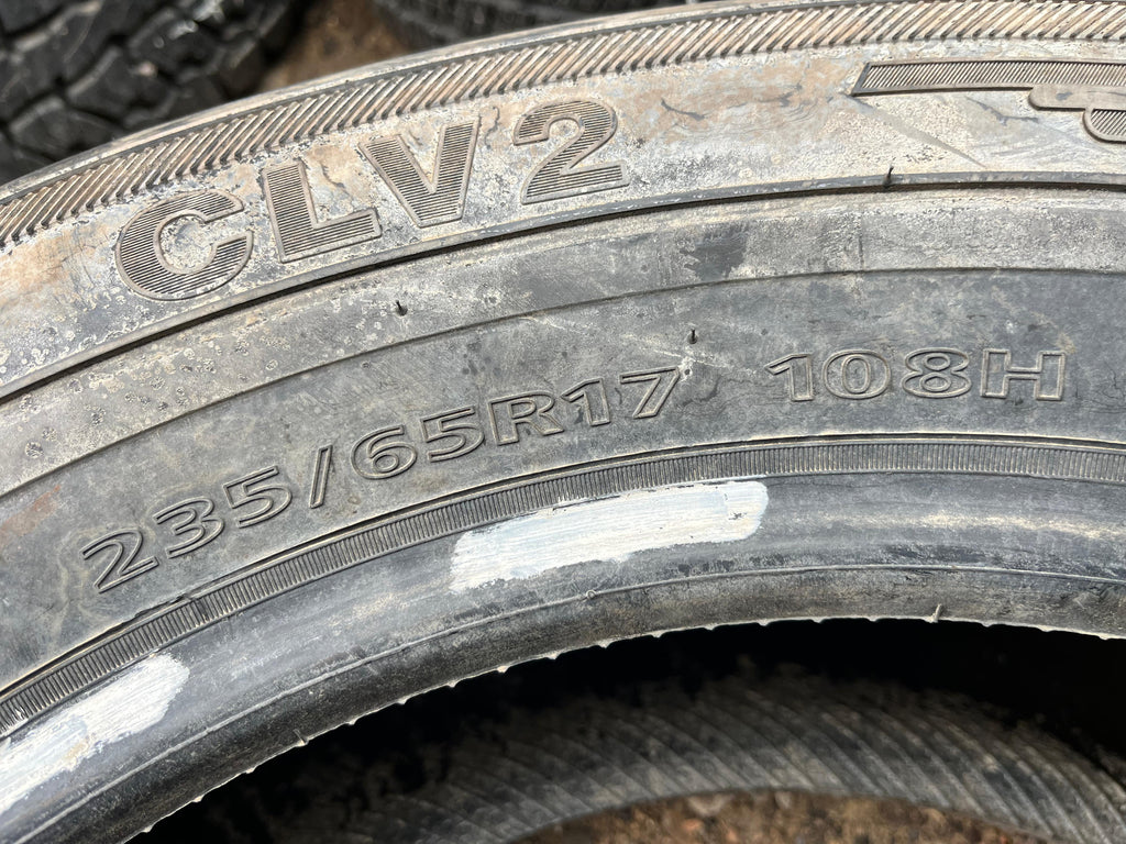 235/65R17 Pair (2 Used Tires) Landsail  (CLV2)