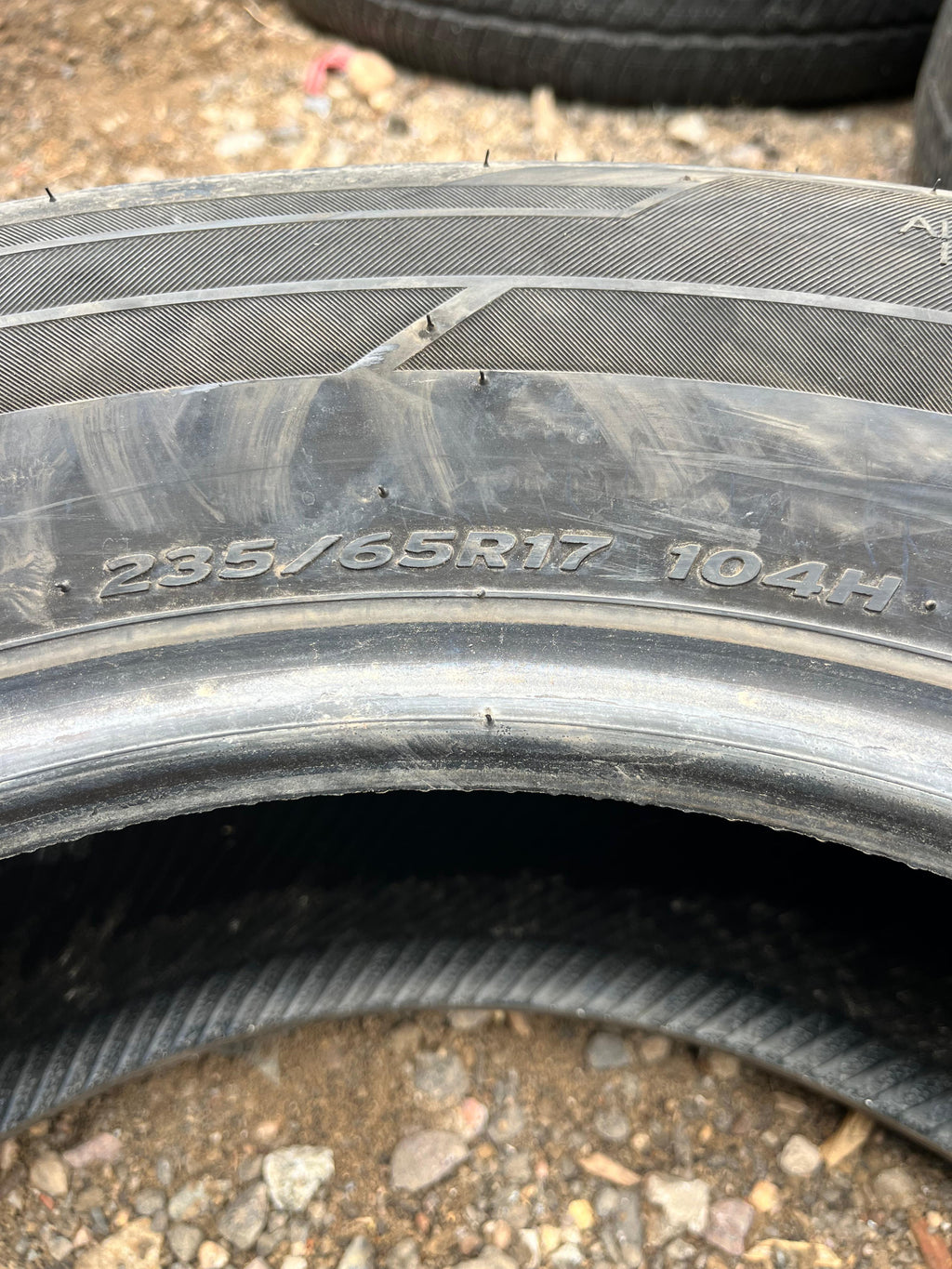 235/65R17 Pair (2 Used Tire)  Hankook Kinergy ST