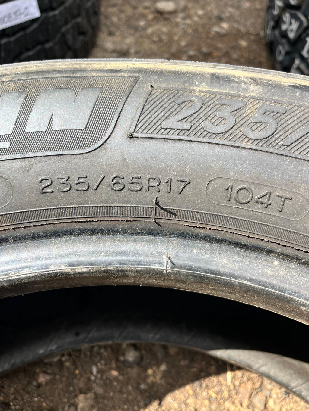 235/65R17 Pair (2 Used Tires) Michelin XLT