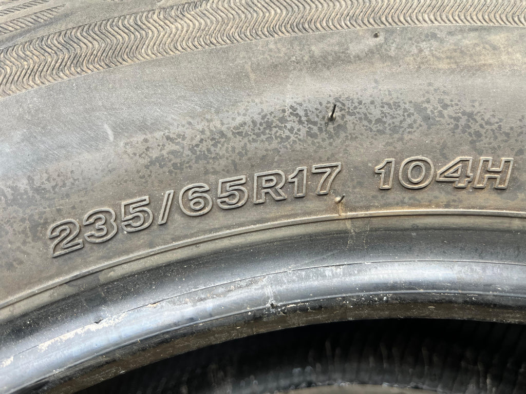 235/65R17 Pair (2 Used Tires) Bridgestone Ecopia (el 422)
