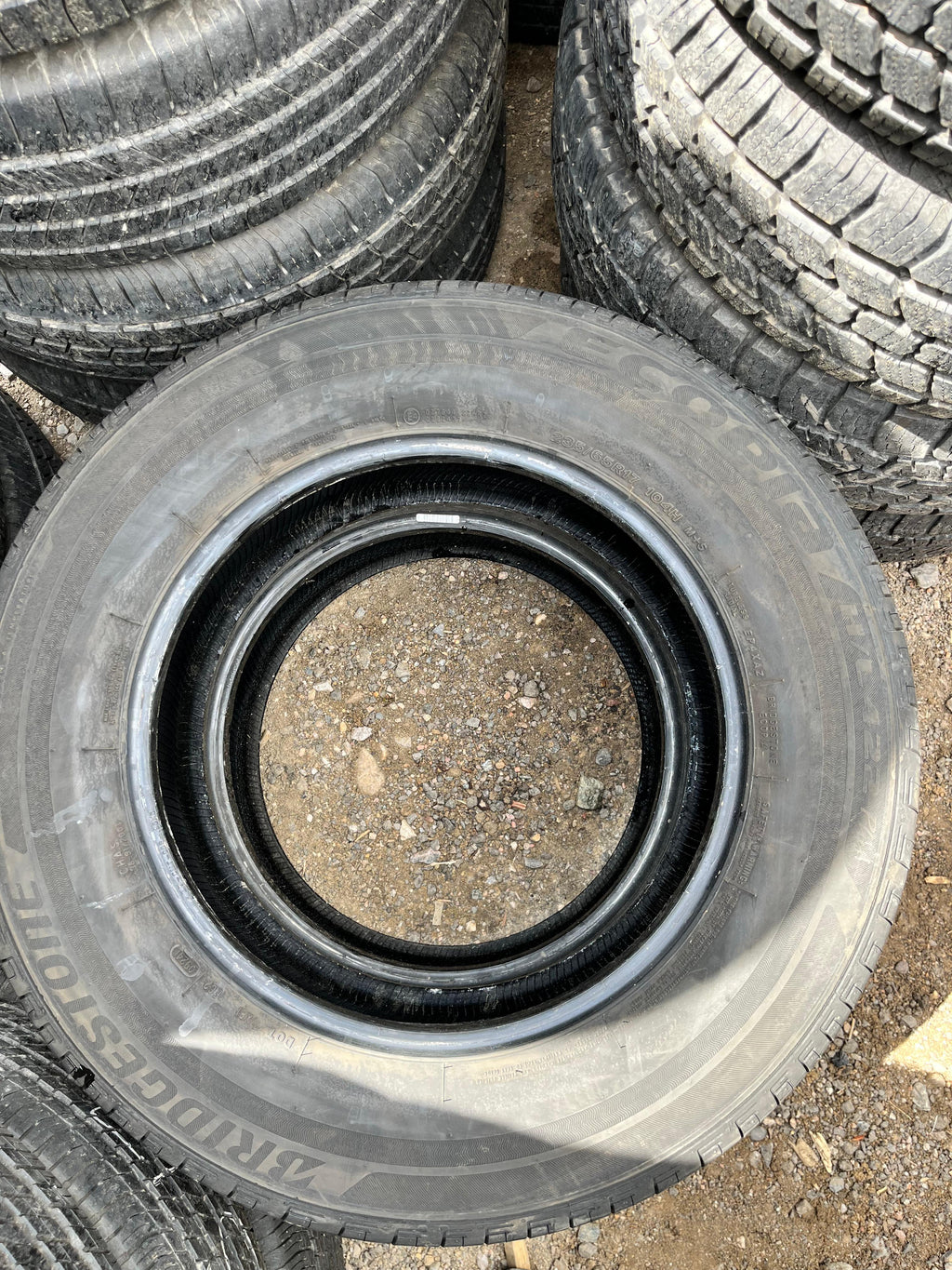 235/65R17 Pair (2 Used Tires) Bridgestone Ecopia (el 422)