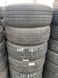 205/55R16 Pair (2 Used Tires) Bridgestone Ecopia EP422