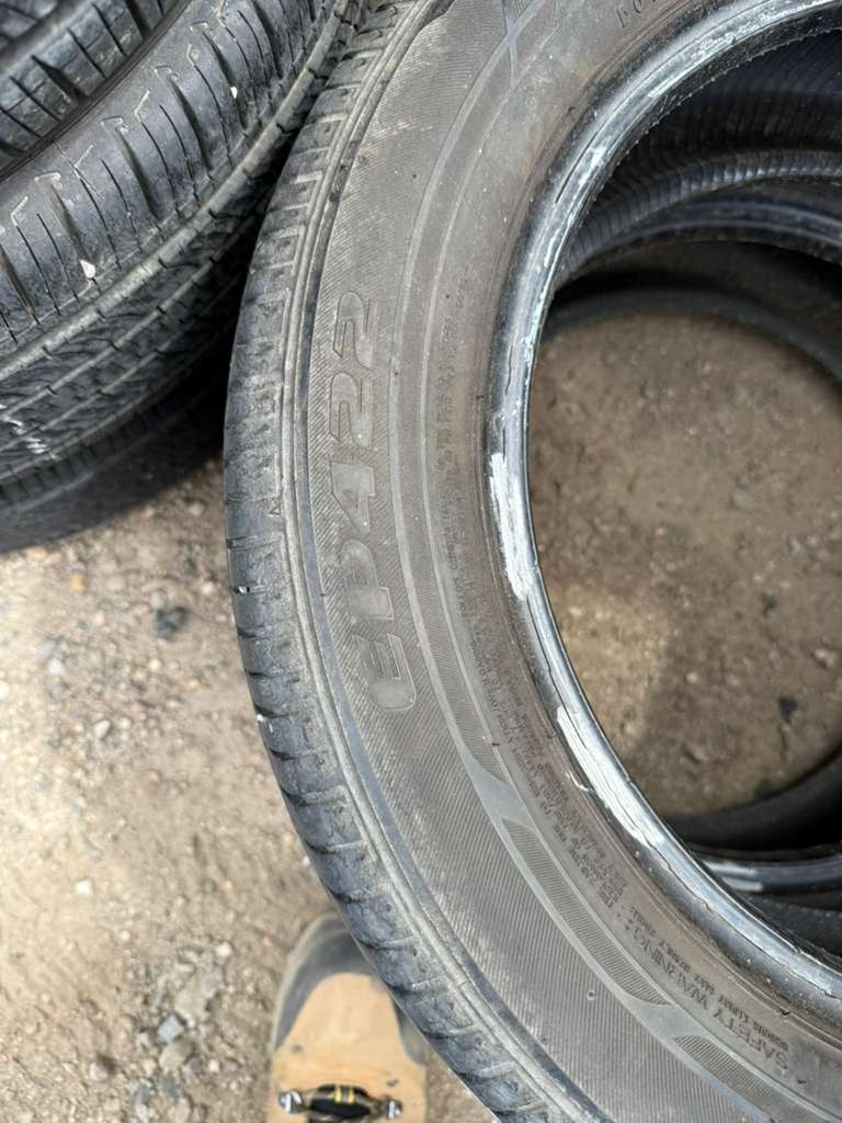 205/55R16 Pair (2 Used Tires) Bridgestone Ecopia EP422