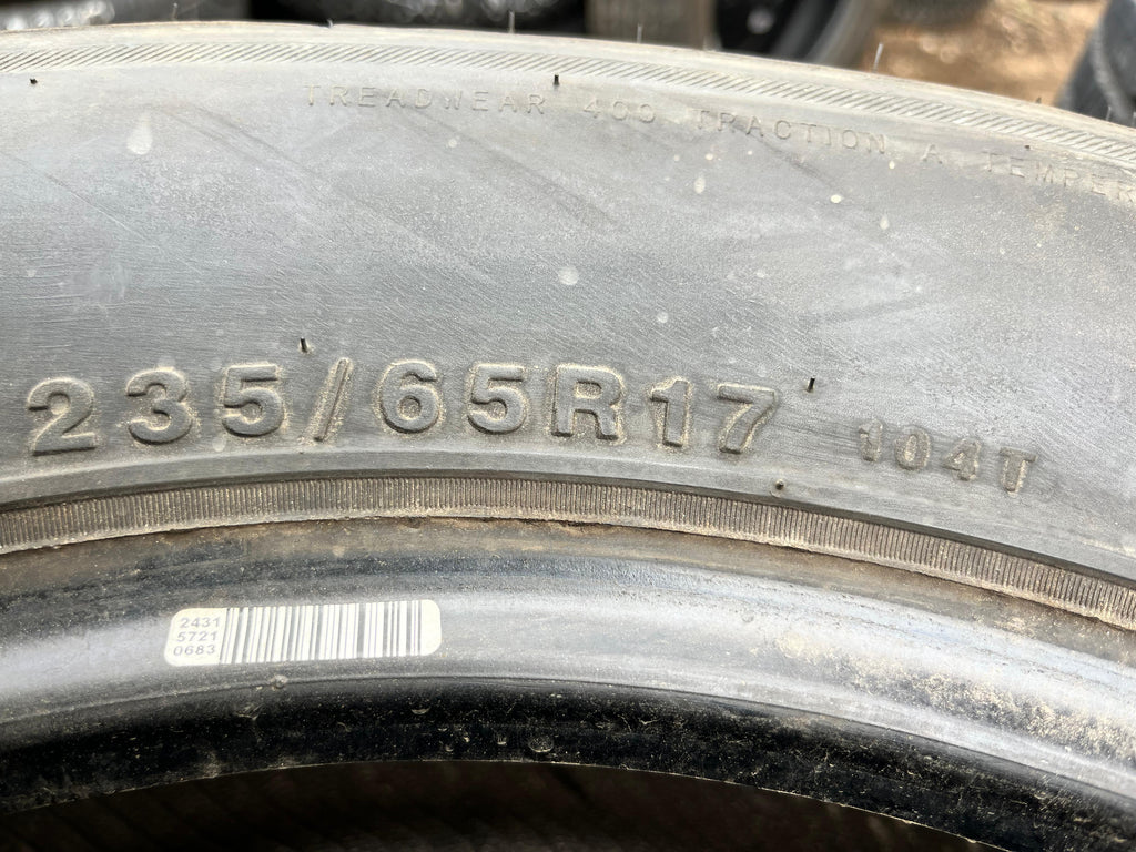 235/65R17 Pair (2 Used Tires) Ironman Radial
