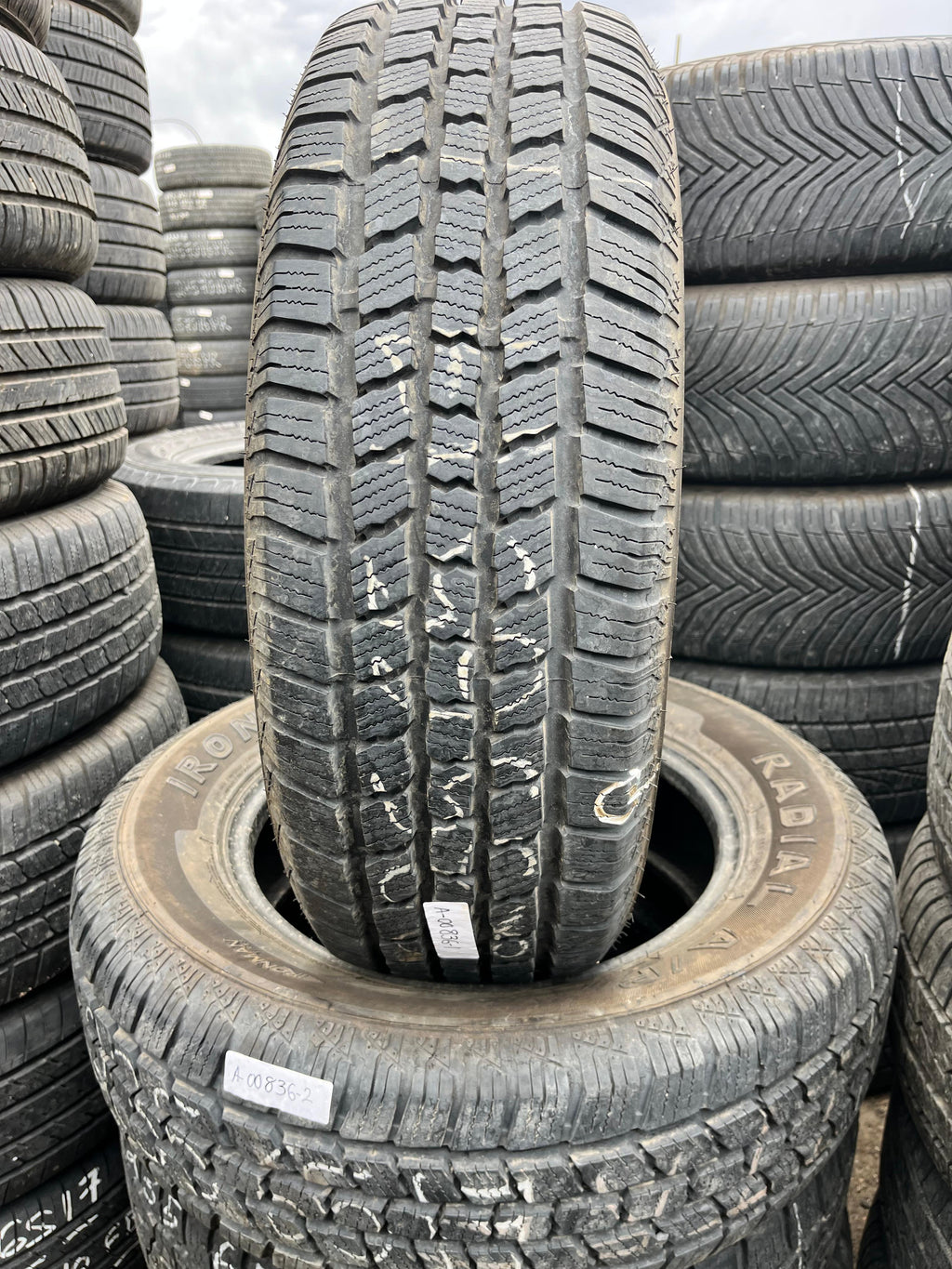 235/65R17 Pair (2 Used Tires) Ironman Radial