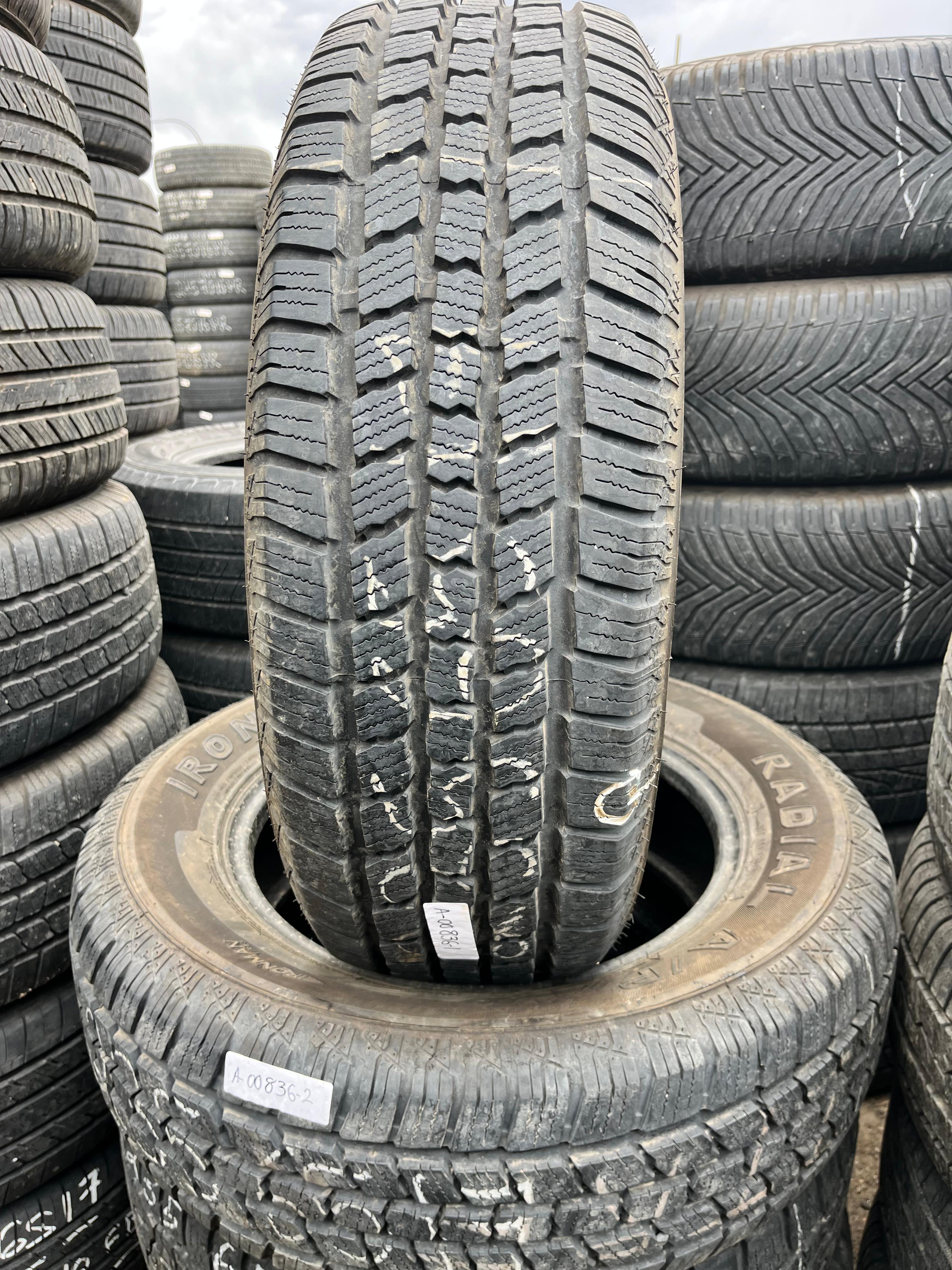 235/65R17 Pair (2 Used Tires) Ironman Radial