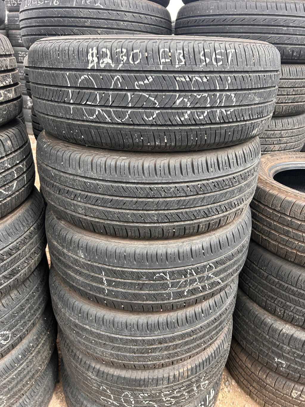 205/55R16 Set (4 Used Tires) Kumho Solus TA31