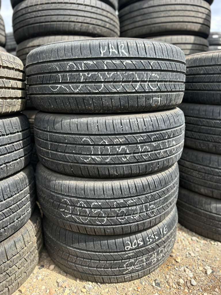205/55R16 Set (4 Used Tires) Sailun Atrezzo SH408