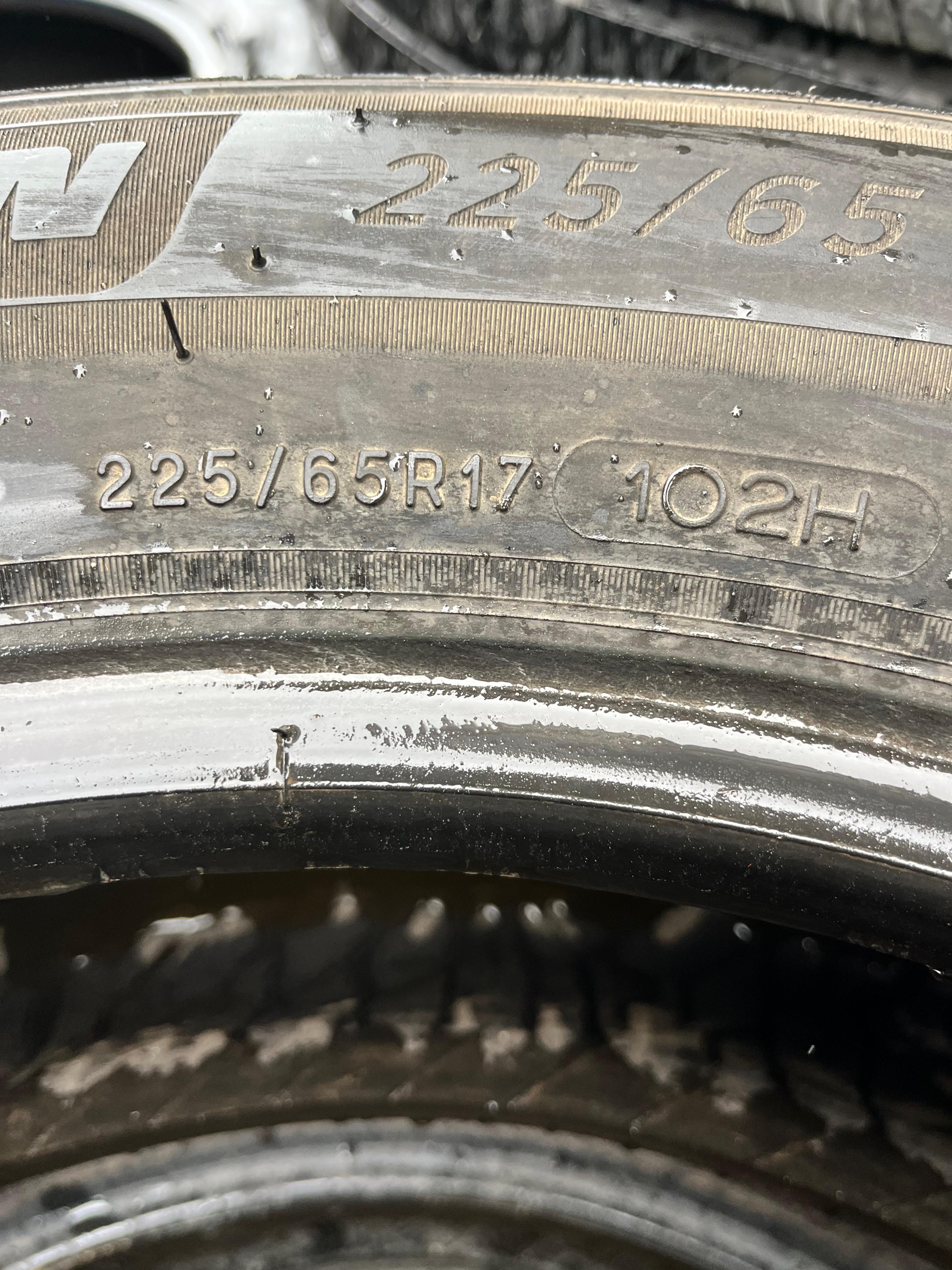 225/65R17 (3 Used Tires) Michelin CrossClimate