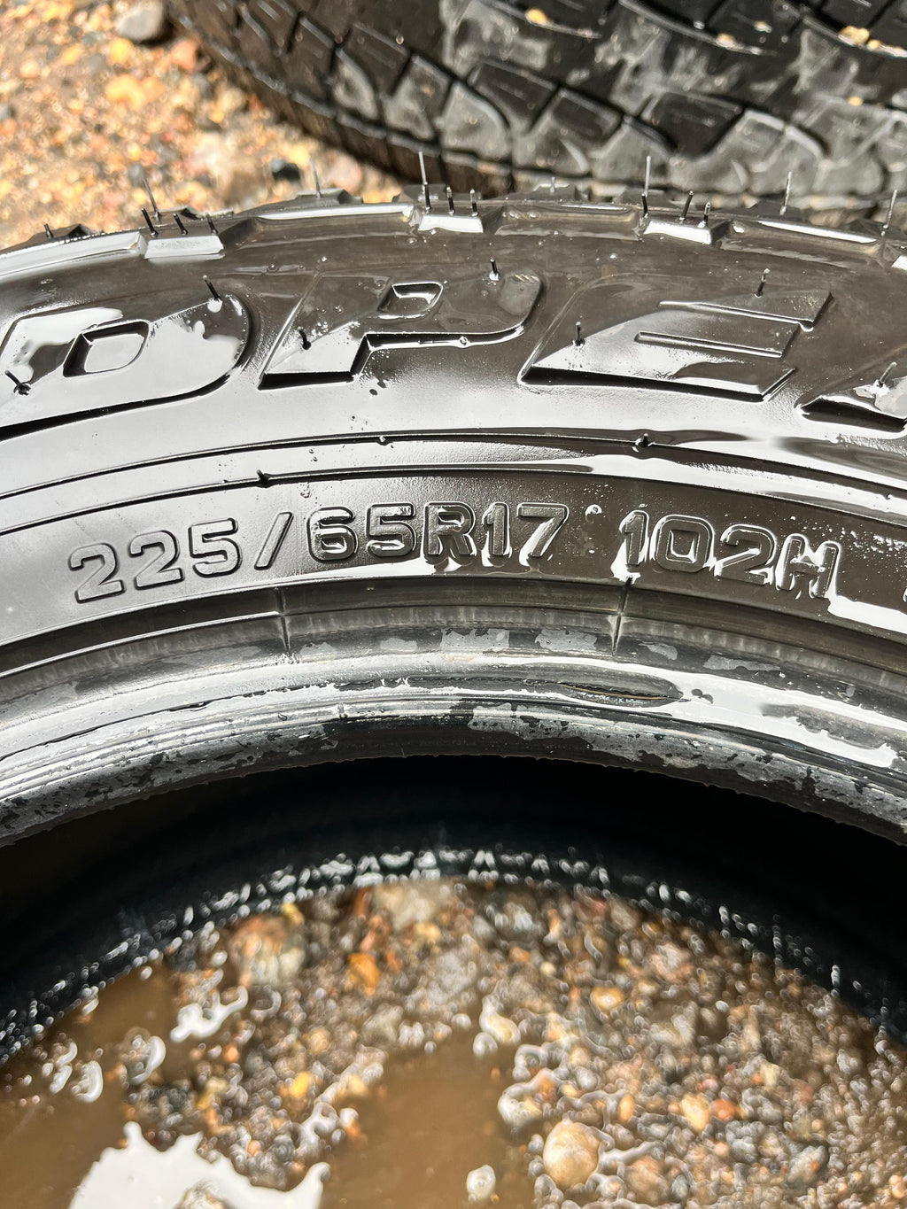 225/65R17 Pair (2 Used Tires) Falken Wildpeak (Trail)