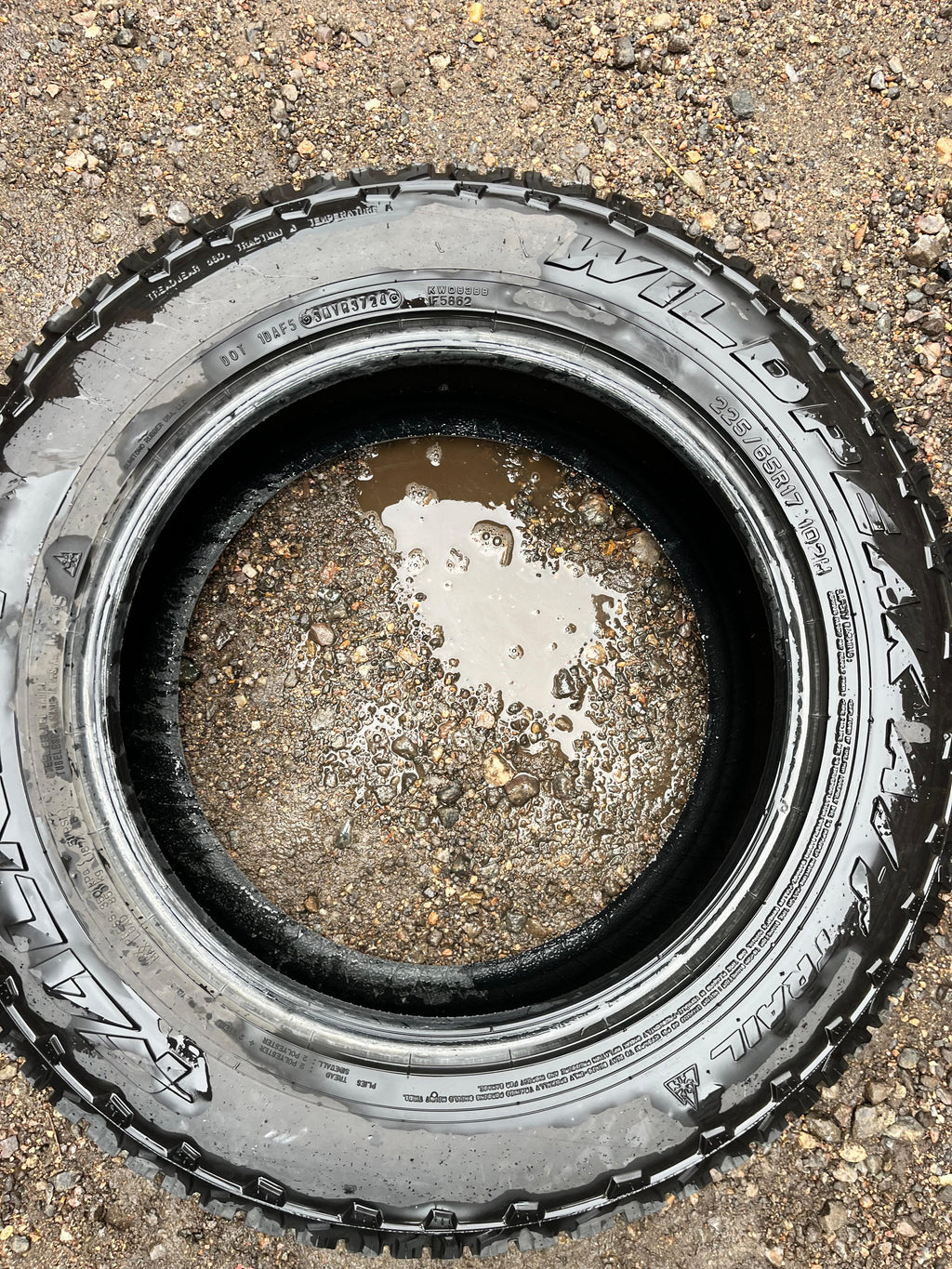225/65R17 Pair (2 Used Tires) Falken Wildpeak (Trail)