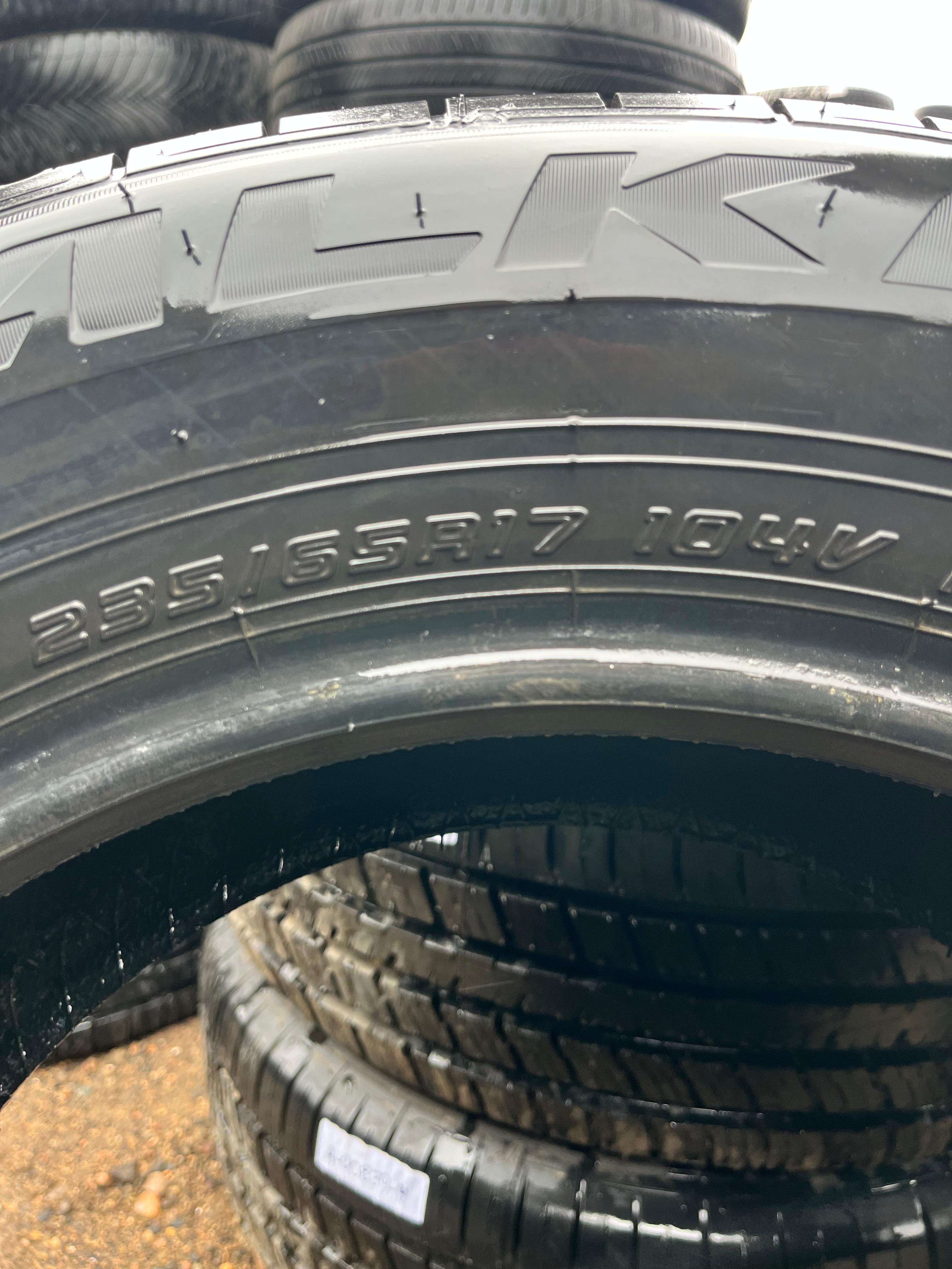 235/65R17 Set (4 Used Tires) Falken Pro G5 CSV
