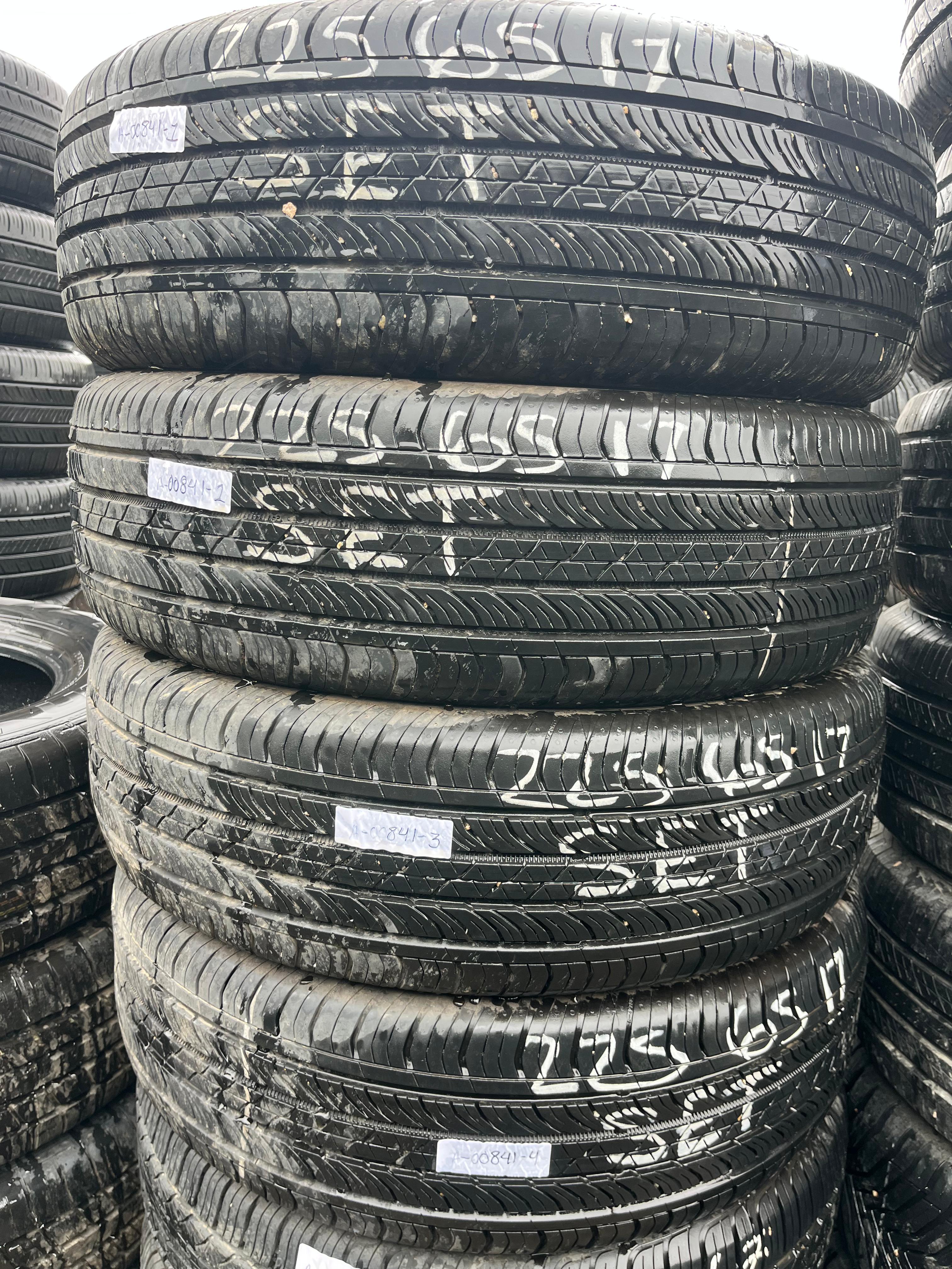 225/65R17 Set (4 Used Tires) Continental Pro Contac