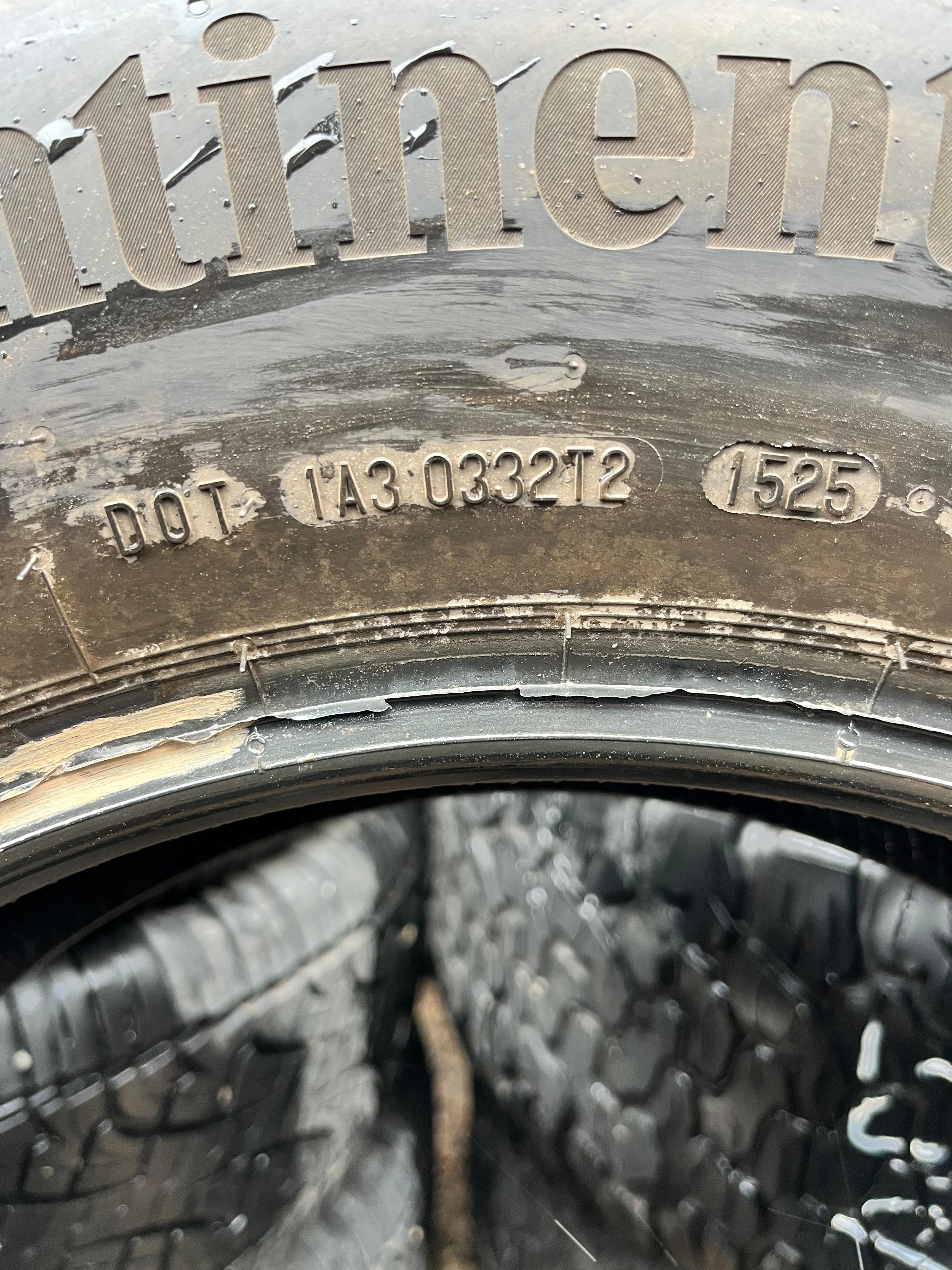 225/65R17 Set (4 Used Tires) Continental Pro Contac
