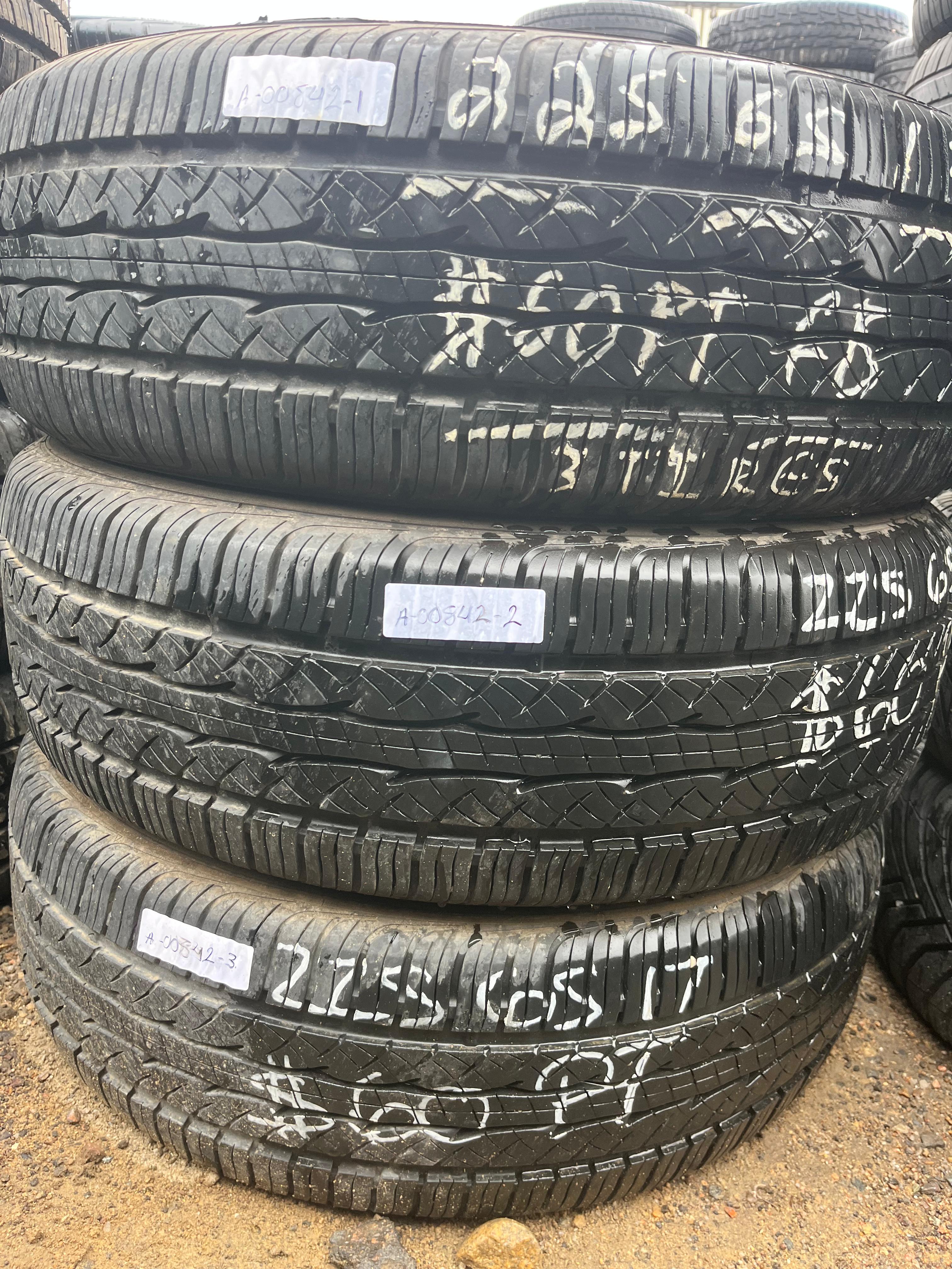 225/65R17 (3 Used Tires) SureDrive All Season