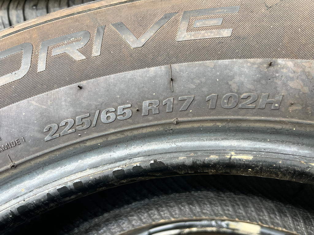 225/65R17 (3 Used Tires) SureDrive All Season
